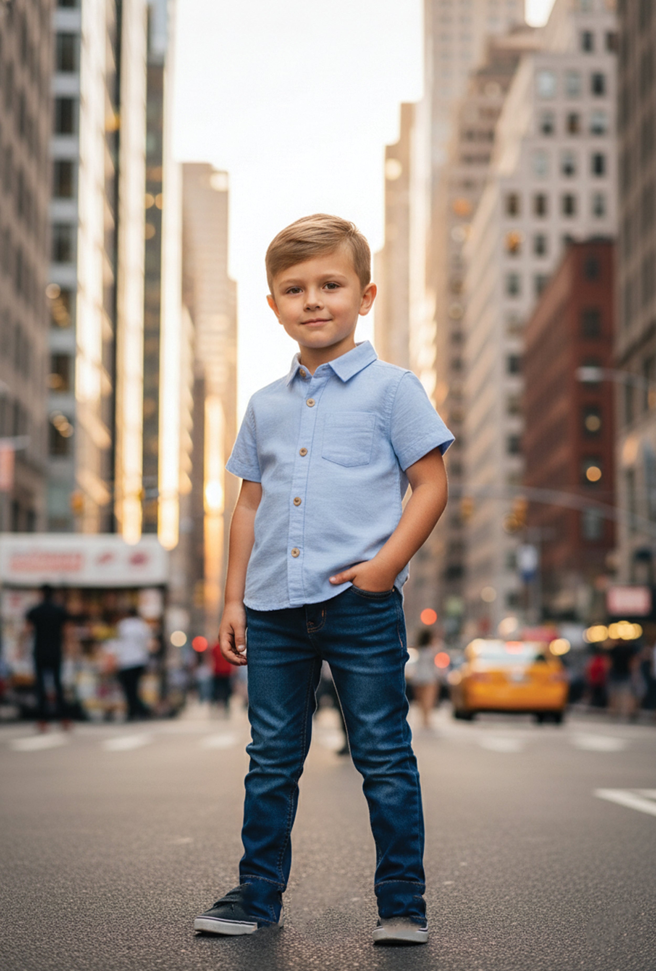 Nuberry Boys Shirt – Half Sleeve