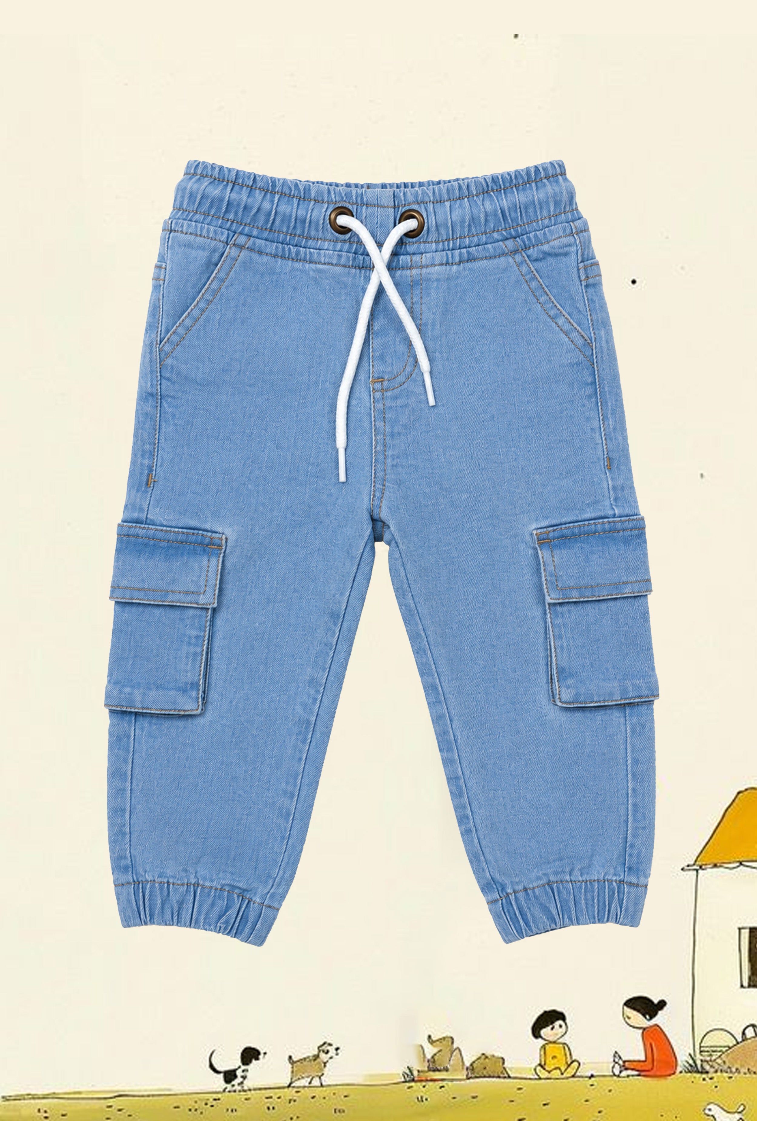 Nuberry Boys Denim Jogger | Made for Every Little Adventure