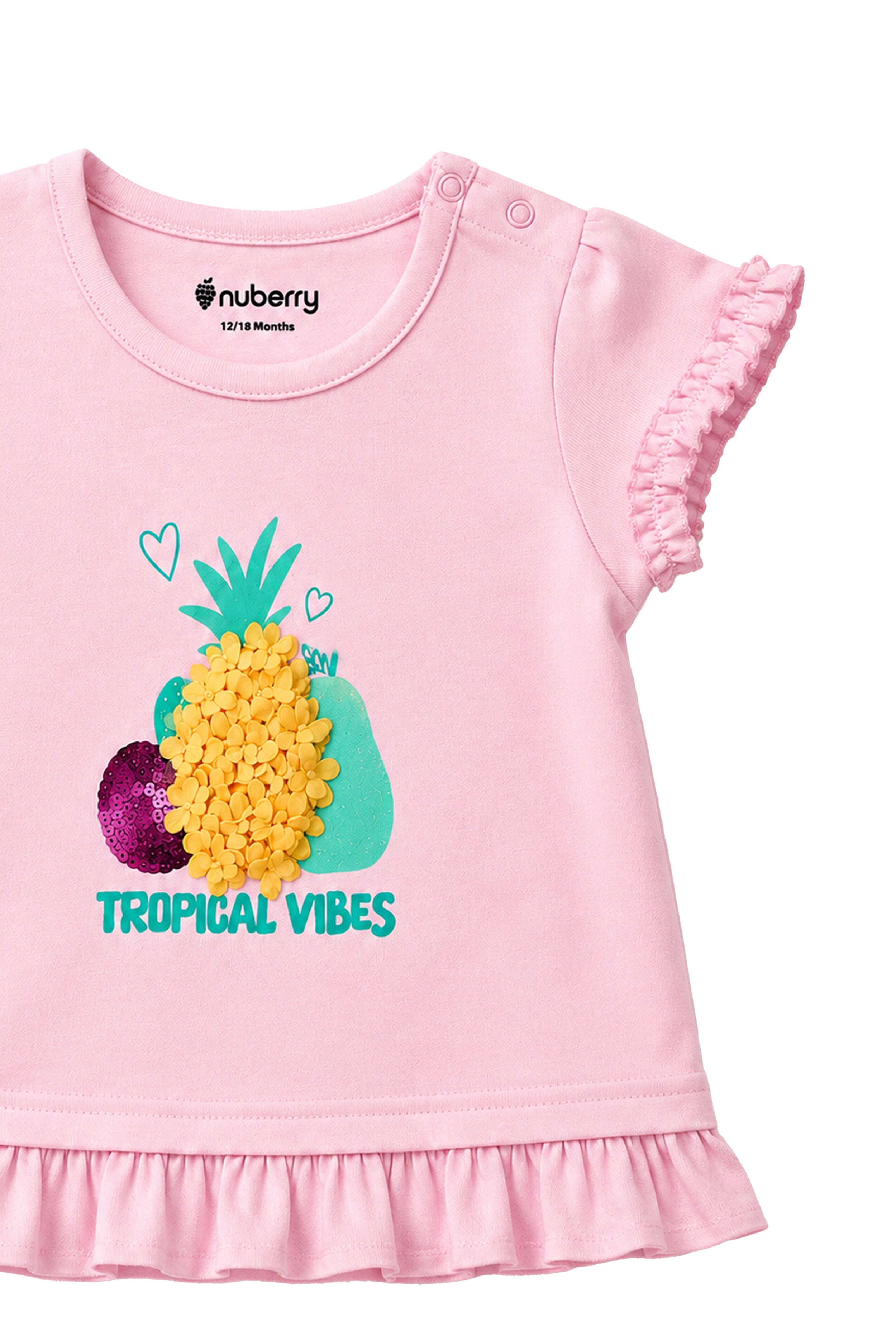 Little Princess, Endless Smiles | Nuberry Girl T-Shirt
