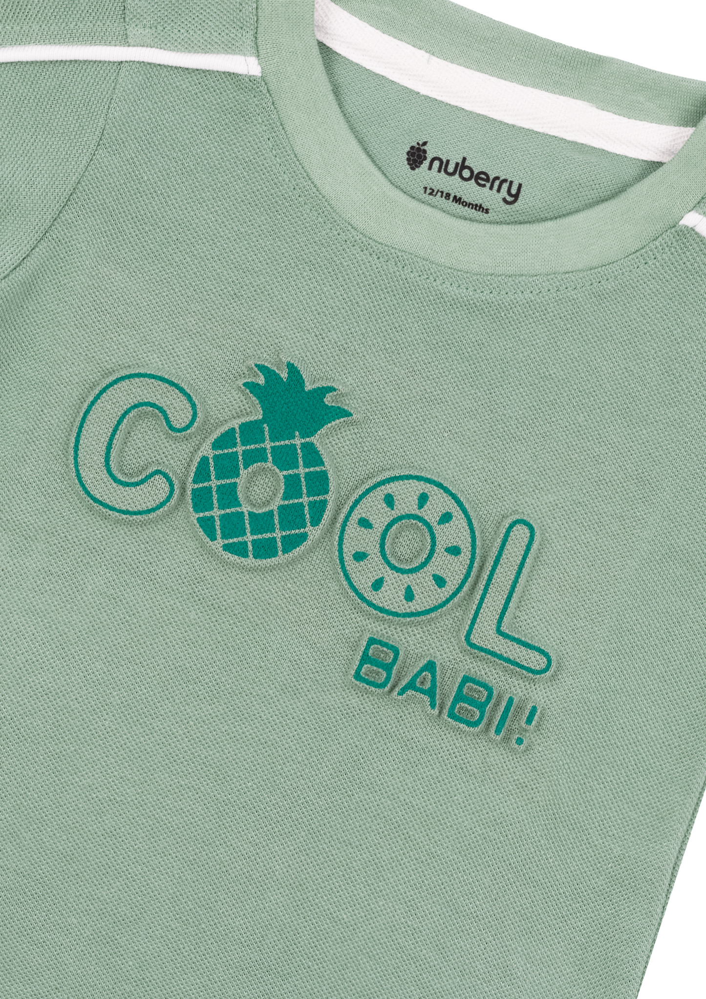 Boys Olive Green T-Shirt & Shorts Set
