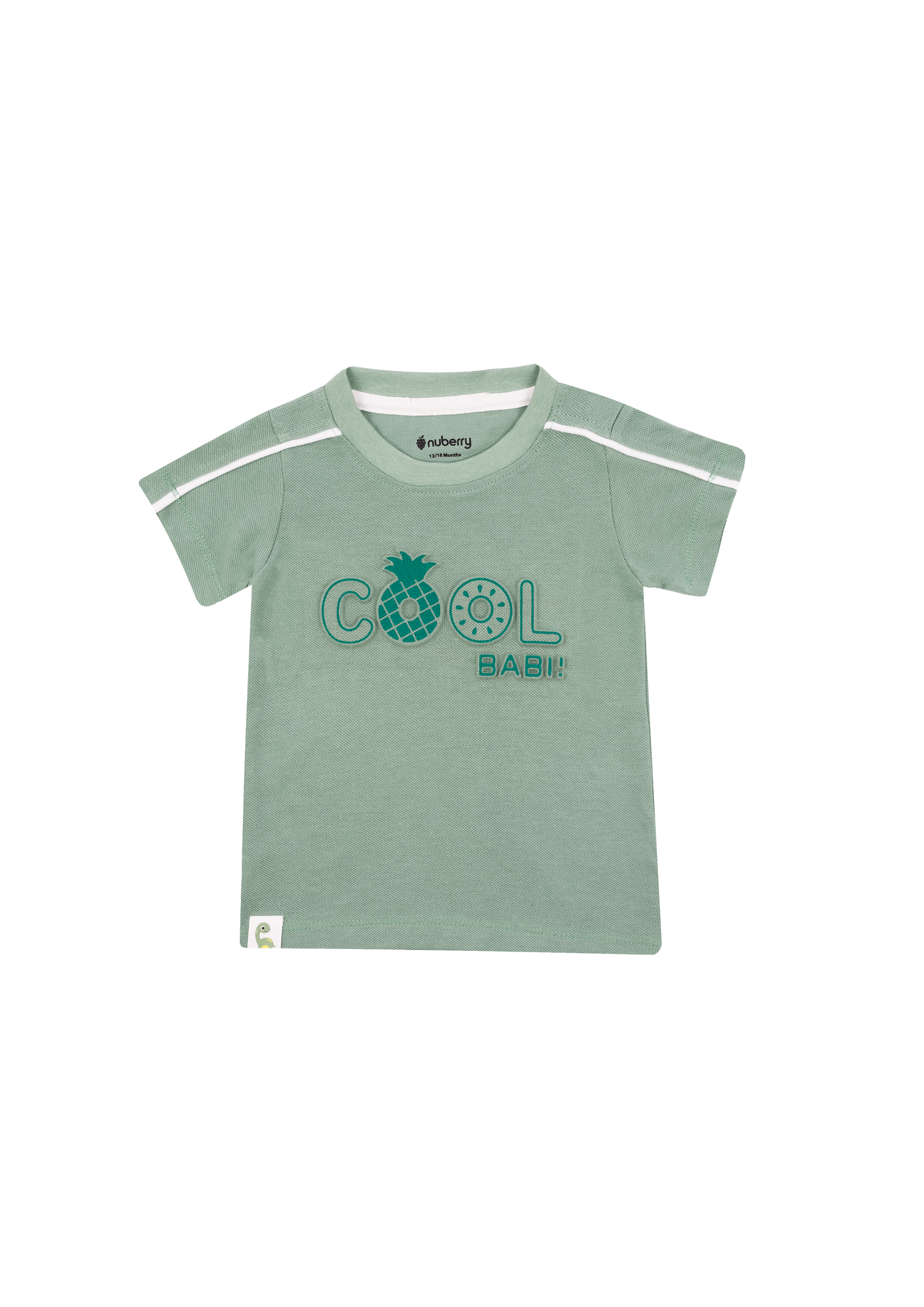 Boys Olive Green T-Shirt & Shorts Set