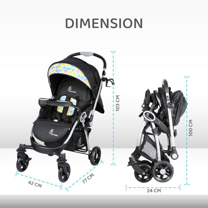 Chocolate Ride Baby Stroller