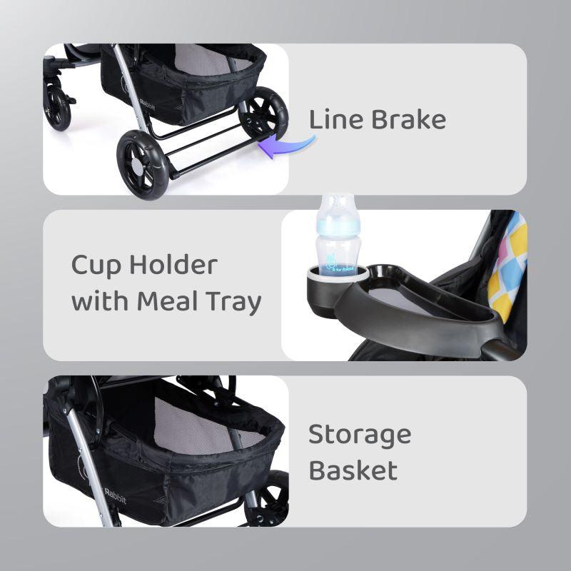 Chocolate Ride Baby Stroller