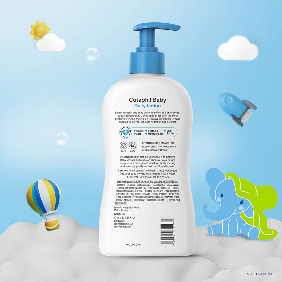 Cetaphil Baby Daily Lotion | Dermatologist Tested