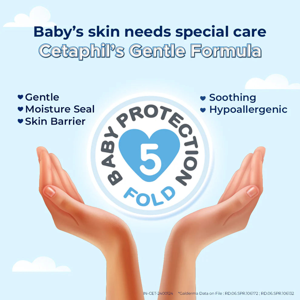 Cetaphil Baby Daily Lotion with Organic Calendula | Dermatologist Tested