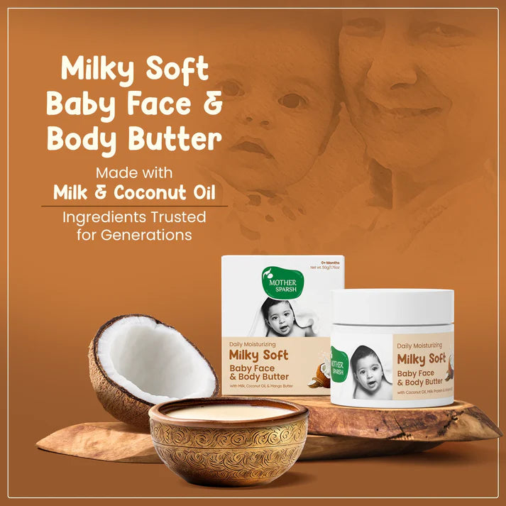 Daily Moisturizing Milky Soft Baby Face & Body Butter