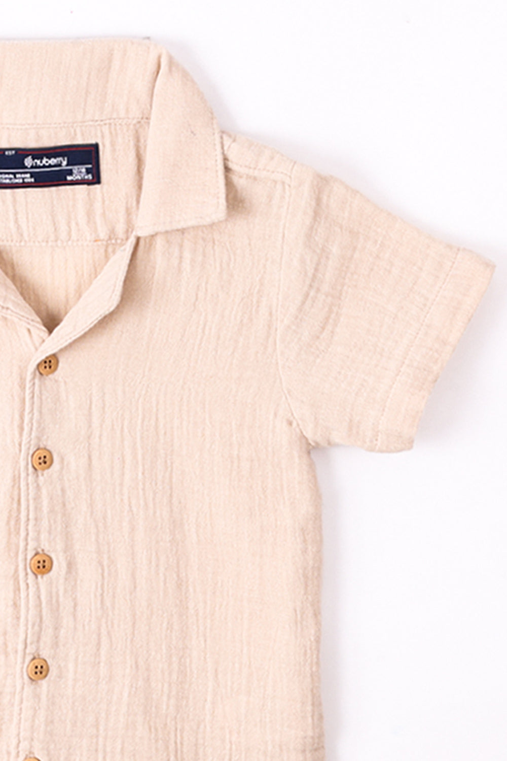 NUBERRY KIDS BOY-MUSLIN CO-ORDS MUSTARD