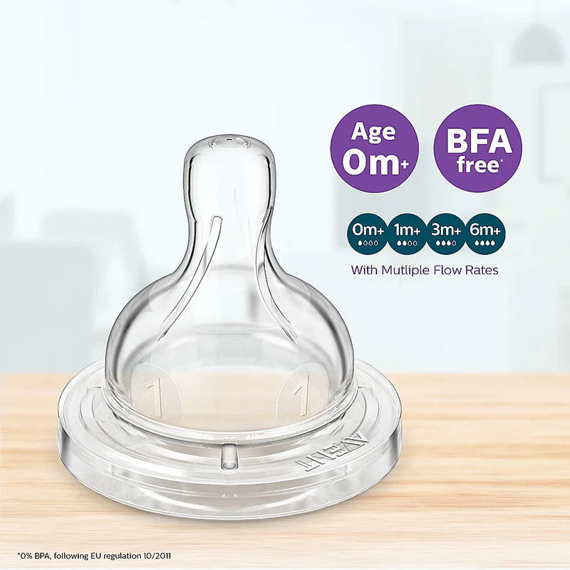 Avent Anti Colic Teat for Newborn Babies | Flow 1 to 5