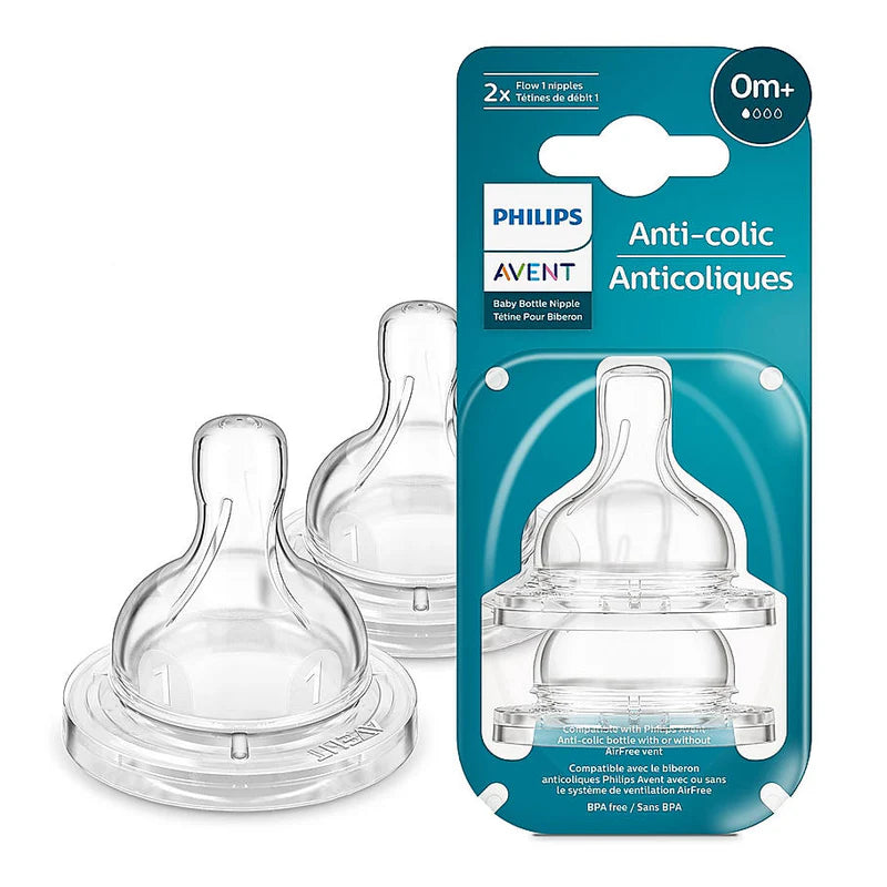 Avent Anti Colic Teat for Newborn Babies | Flow 1 to 5