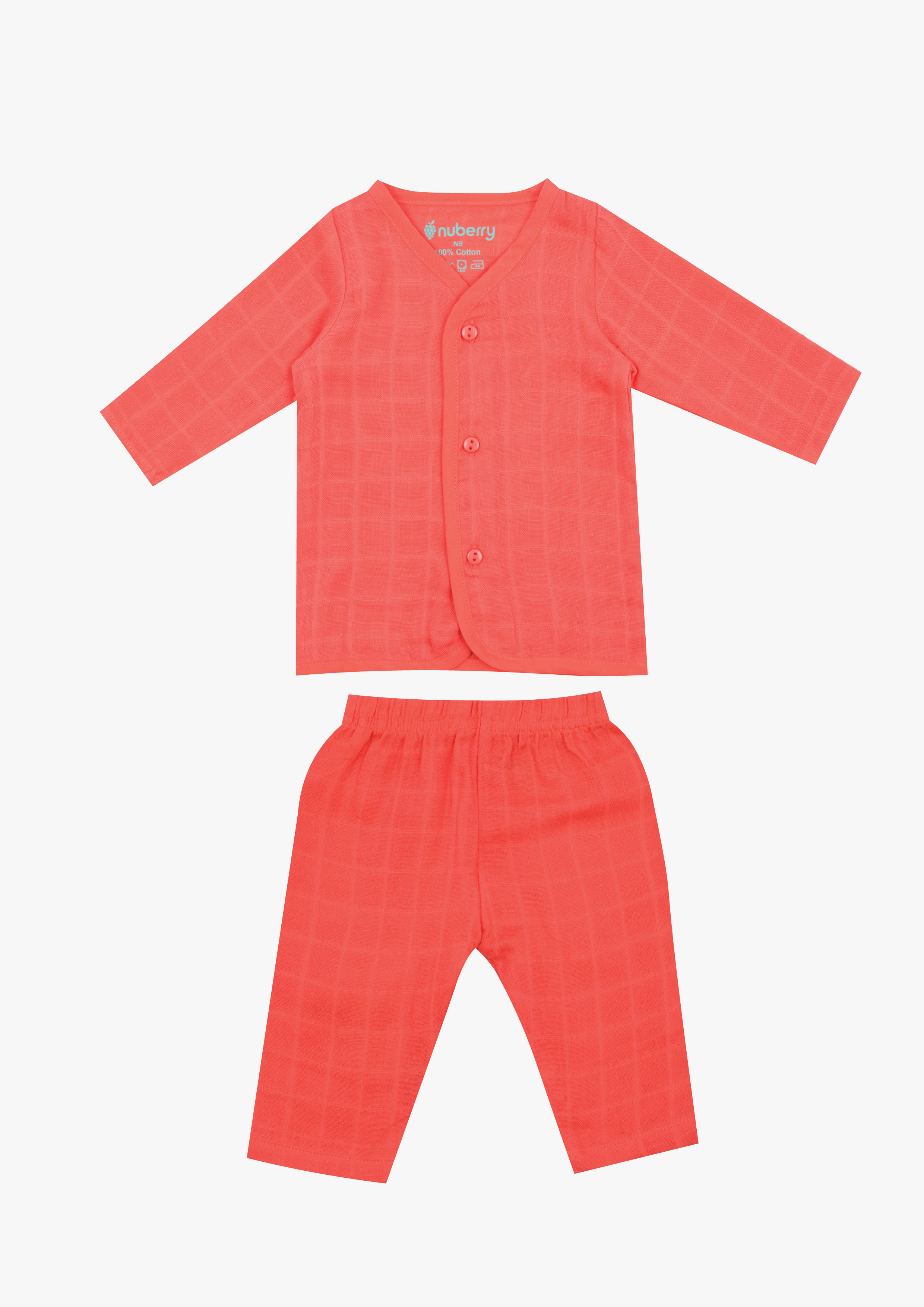 Nuberry Muslin Jabla Full Sleeve and Pants