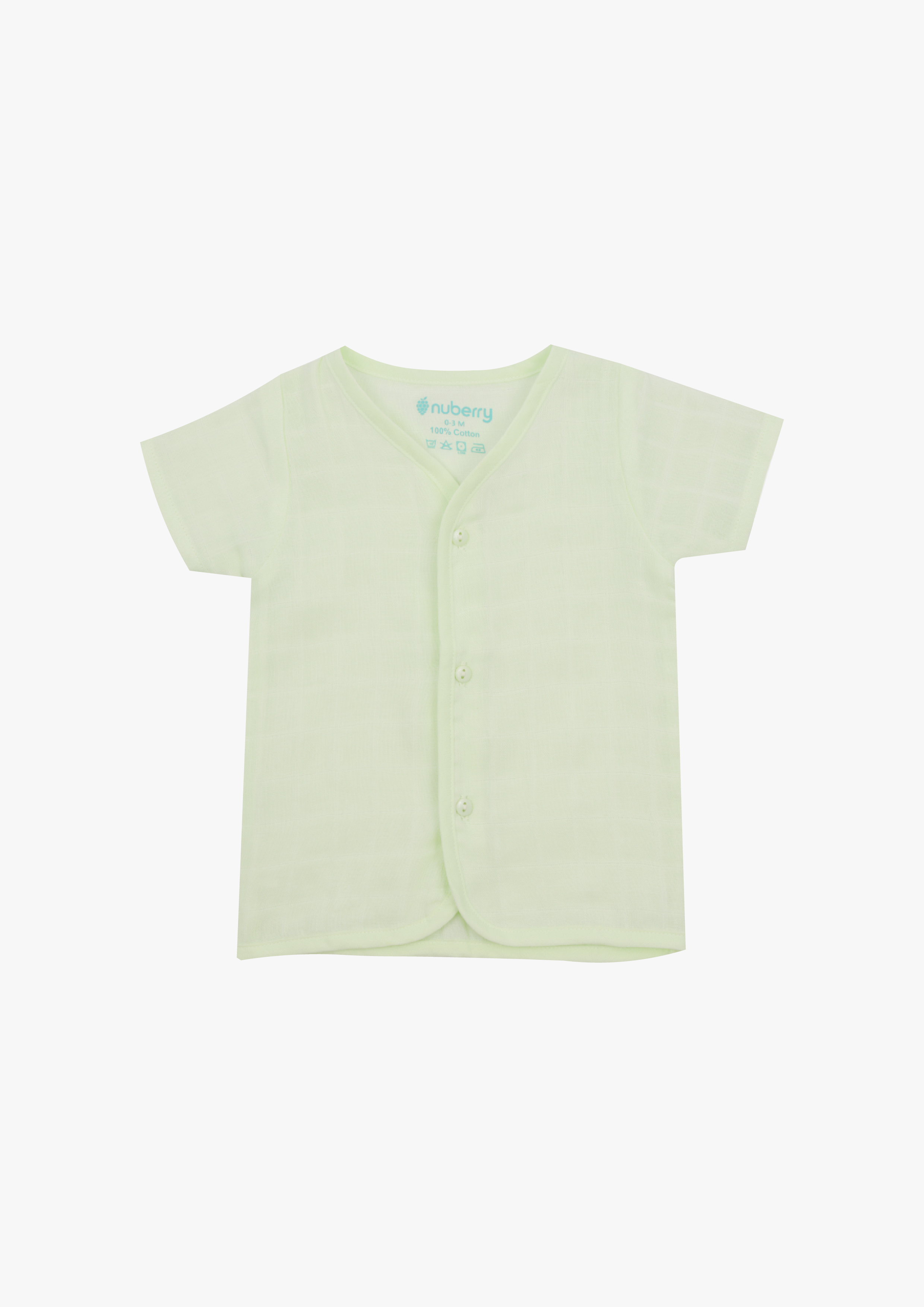 Nuberry Muslin Jabla Half Sleeve and Shorts