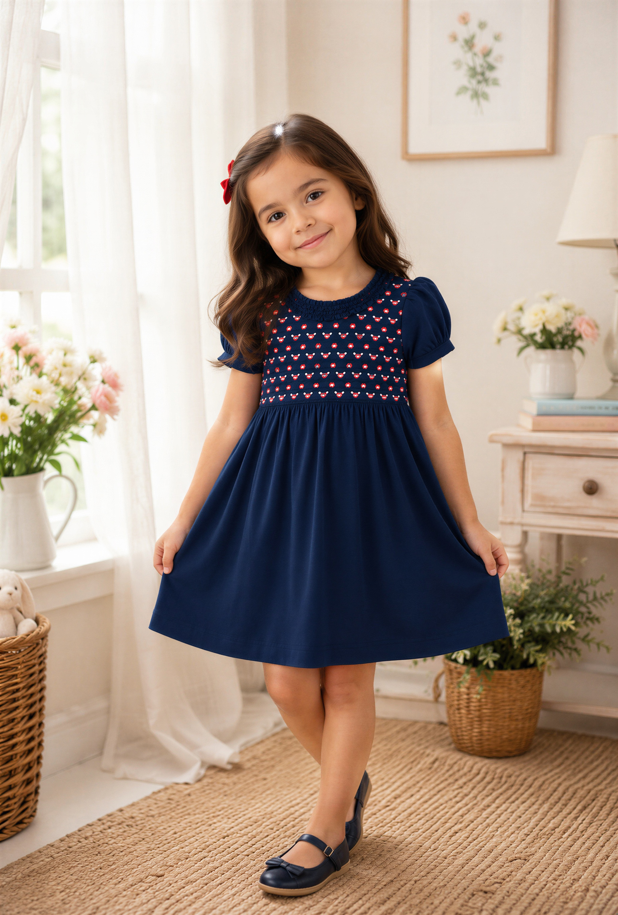 Soft Cotton Party Dress (6Mβ8Y) | Perfect for Parties & Everyday Wear