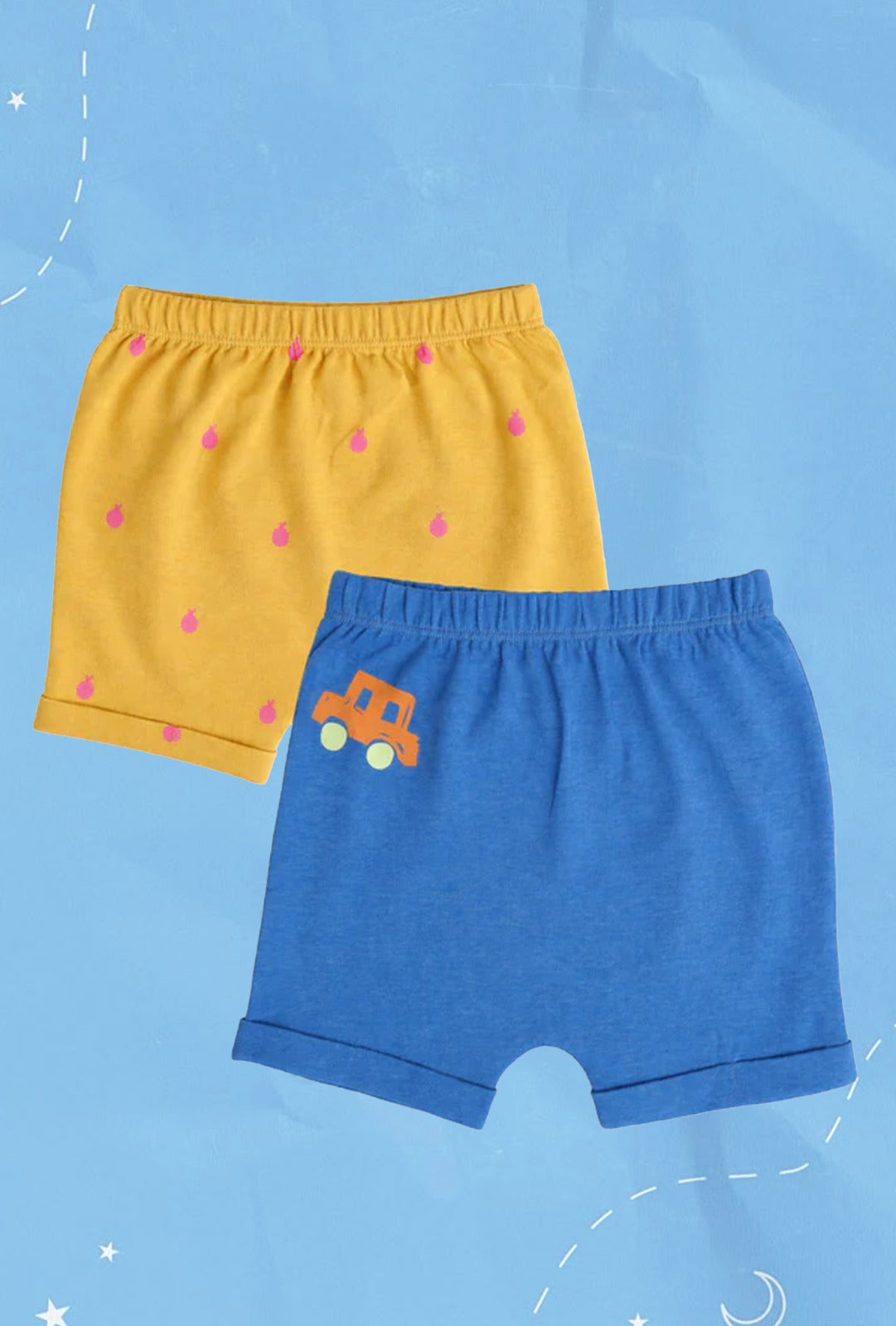 Everyday Comfort | Made with Care | Nuberry Unisex Shorts (Pack of 2)