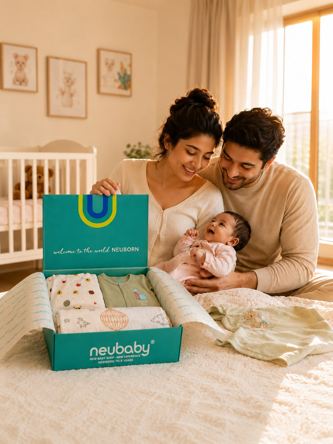 Neubaby Newborn Boys Gift Box Set