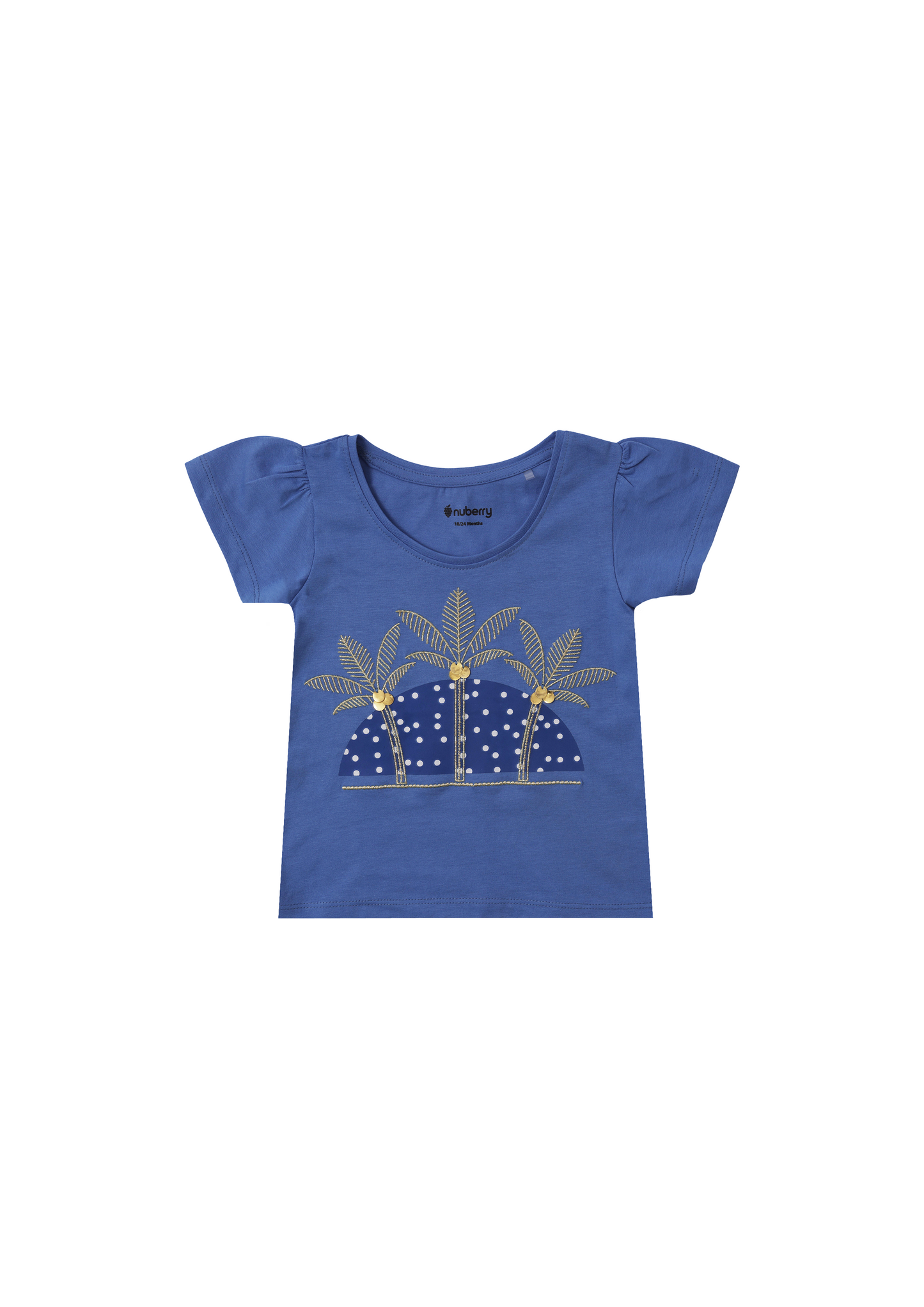Girls Sequined T-Shirt and Skirt Set