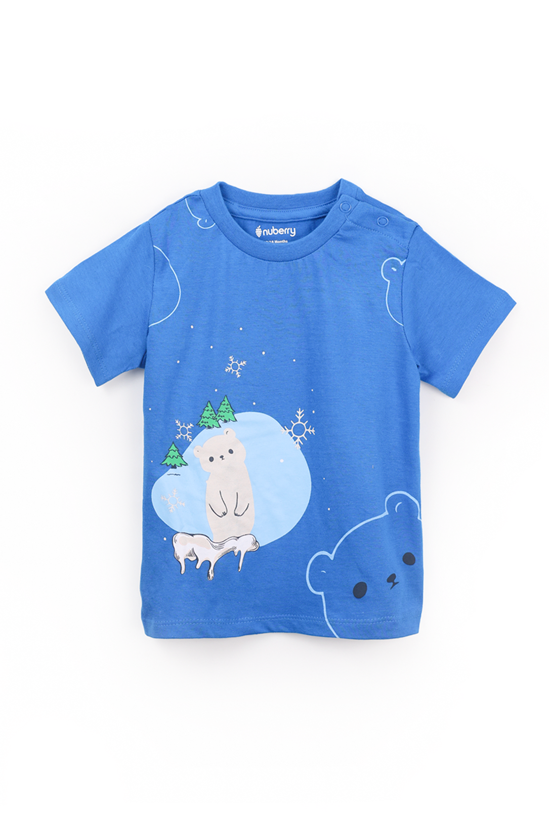 NUBERRY KIDS - BOY T-SHIRTS AND SHORTS BLUE