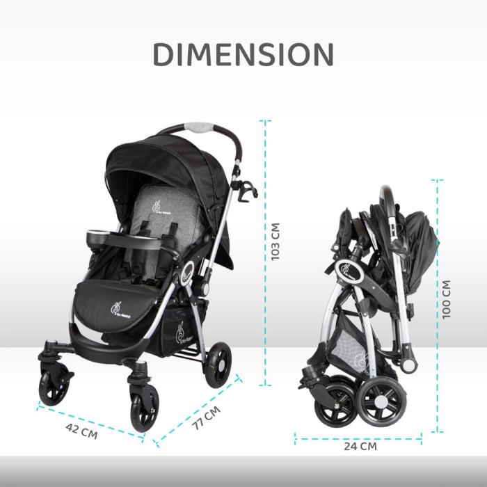 Chocolate Ride Baby Stroller