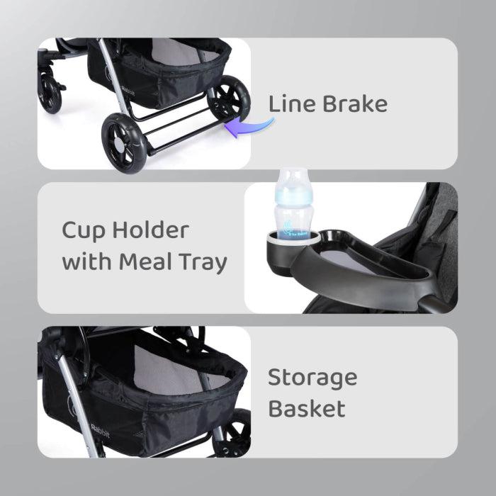 Chocolate Ride Baby Stroller