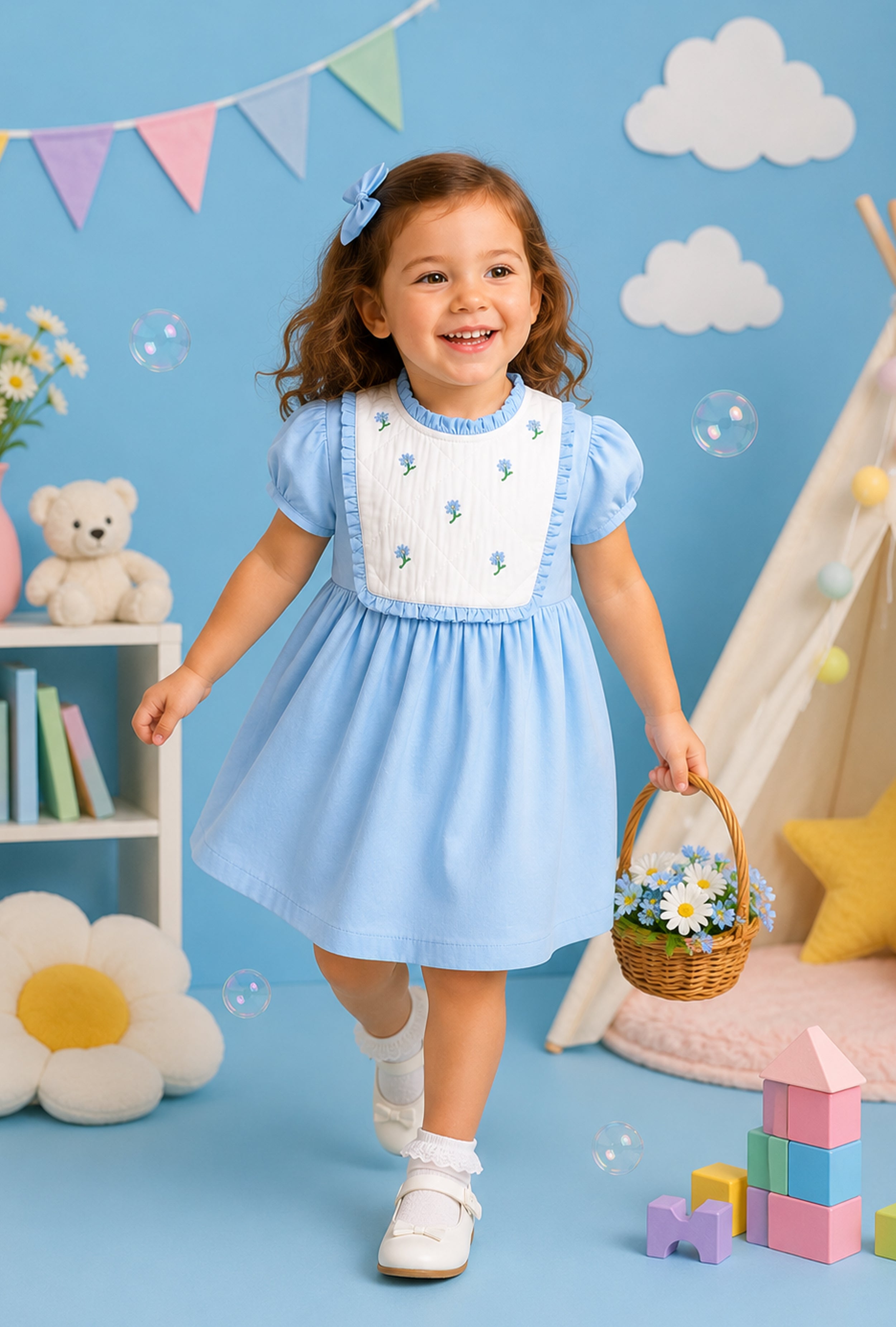 Soft Cotton Party Dress | Stylish Comfort for Every Special Occasion