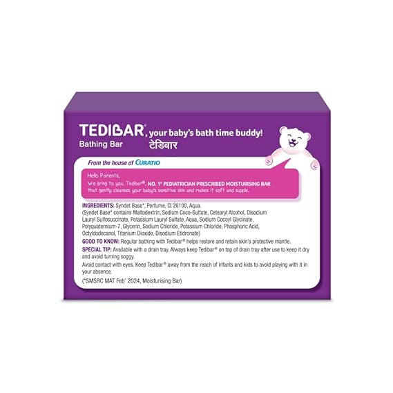 Tedibar Moisturising Baby Bathing Bar