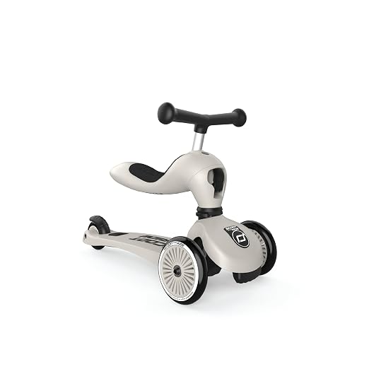 Scoot & Ride Highwaykick 1, 2-in-1 Kids Scooter with Seat, Steel