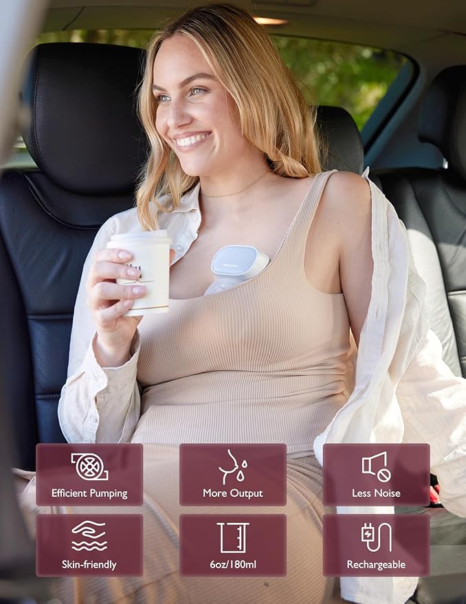 Momcozy S9 Pro Upgraded Wearable Breast Pump Hands-Free, 24mm