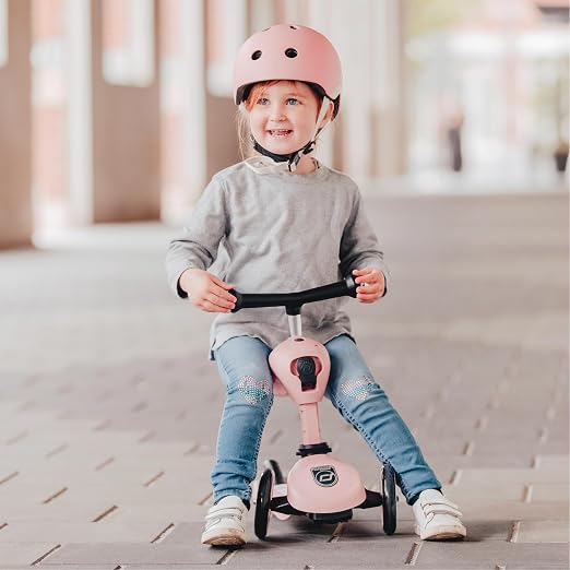 Scoot & Ride Highwaykick 1, 2-in-1 Kids Scooter with Seat, Steel