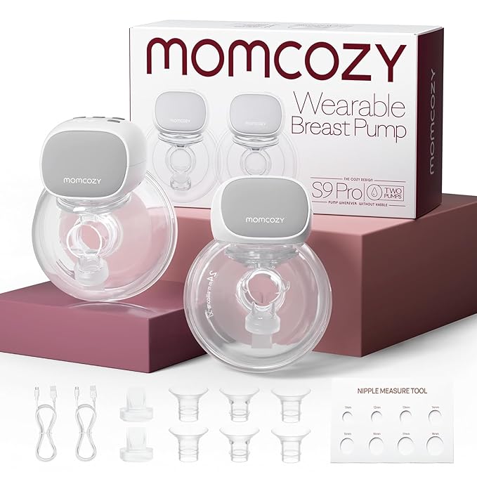 Momcozy S9 Pro Upgraded Wearable Breast Pump Hands-Free, 24mm