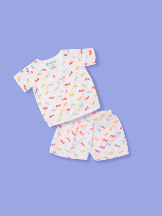 Muslin Jabla & Shorts Set