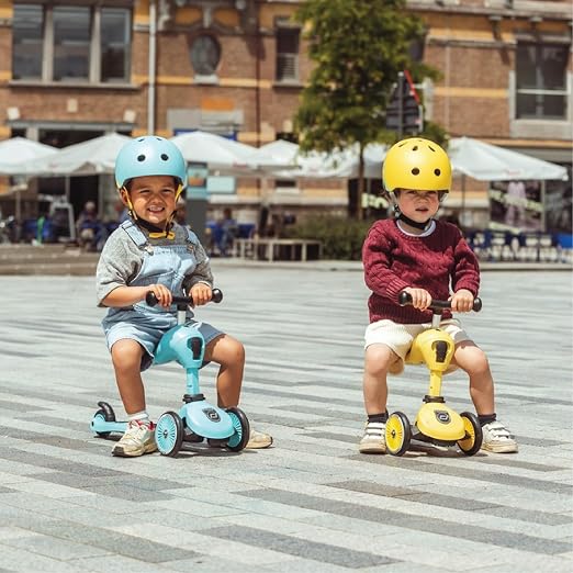 Scoot & Ride Highwaykick 1, 2-in-1 Kids Scooter with Seat, Steel