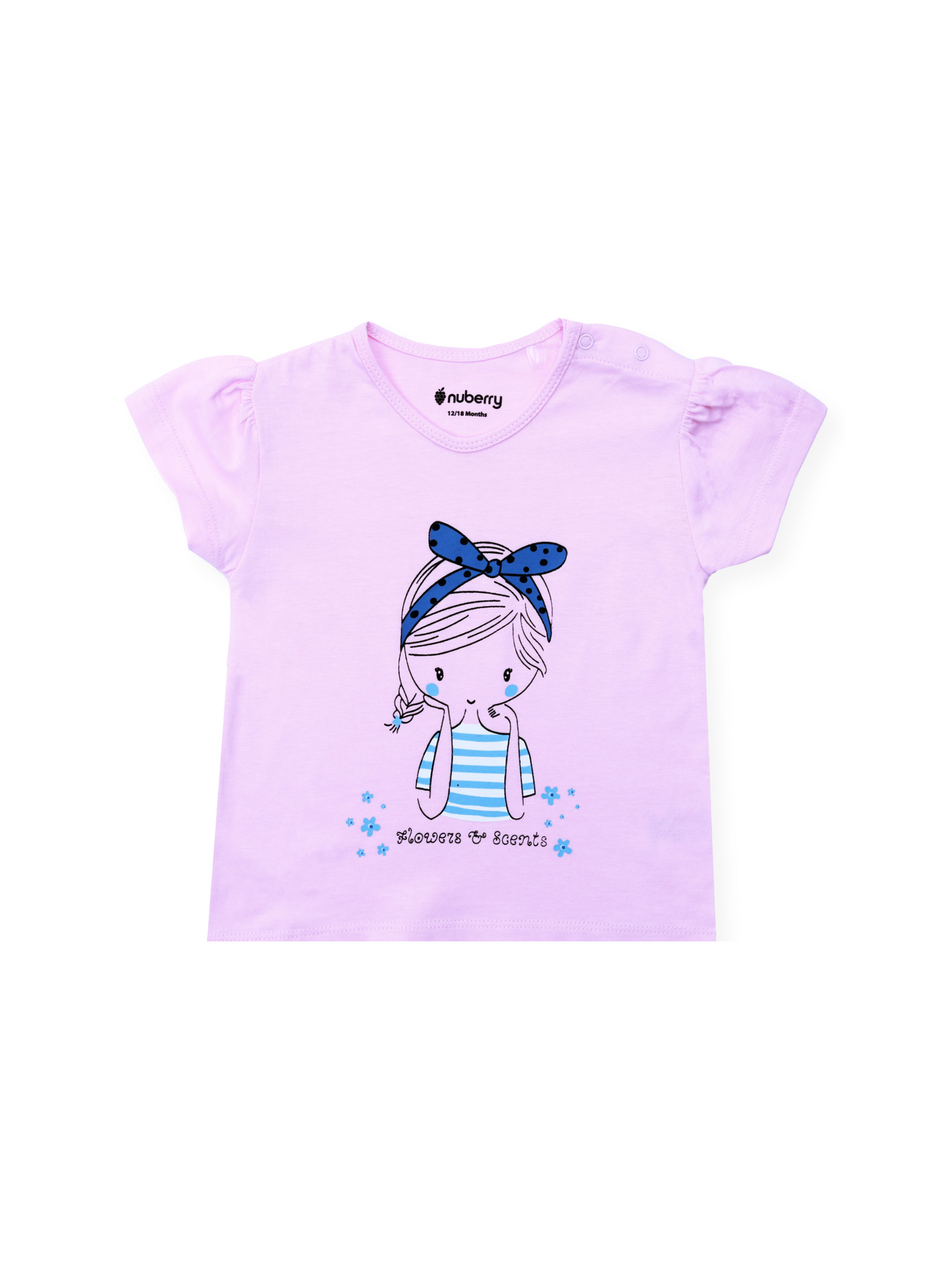 3-Pack Girls Printed T-Shirt Combo