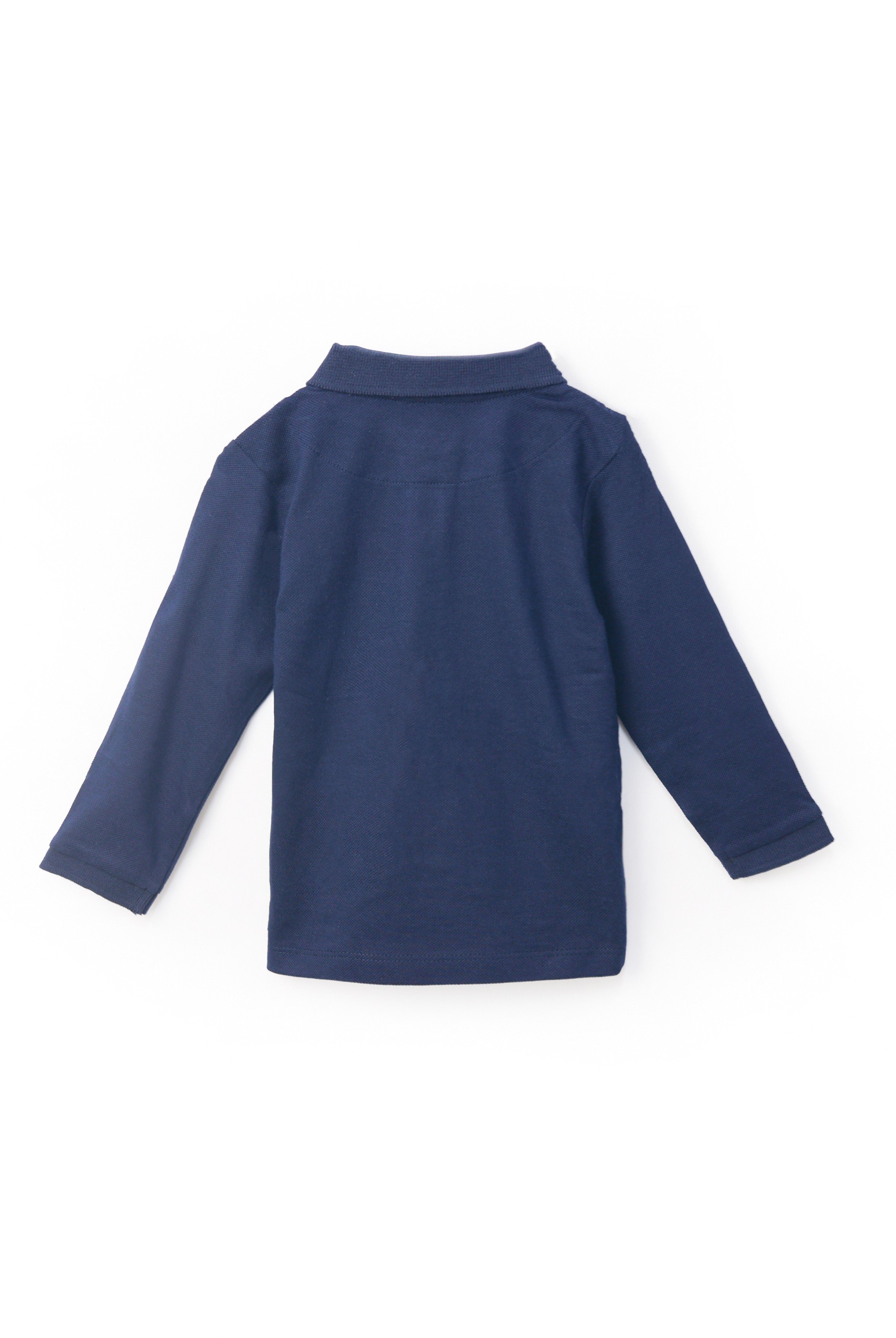 NUBERRY KIDS BOY-T-SHIRT-POLO-FULL SLEEVE NAVY BLUE