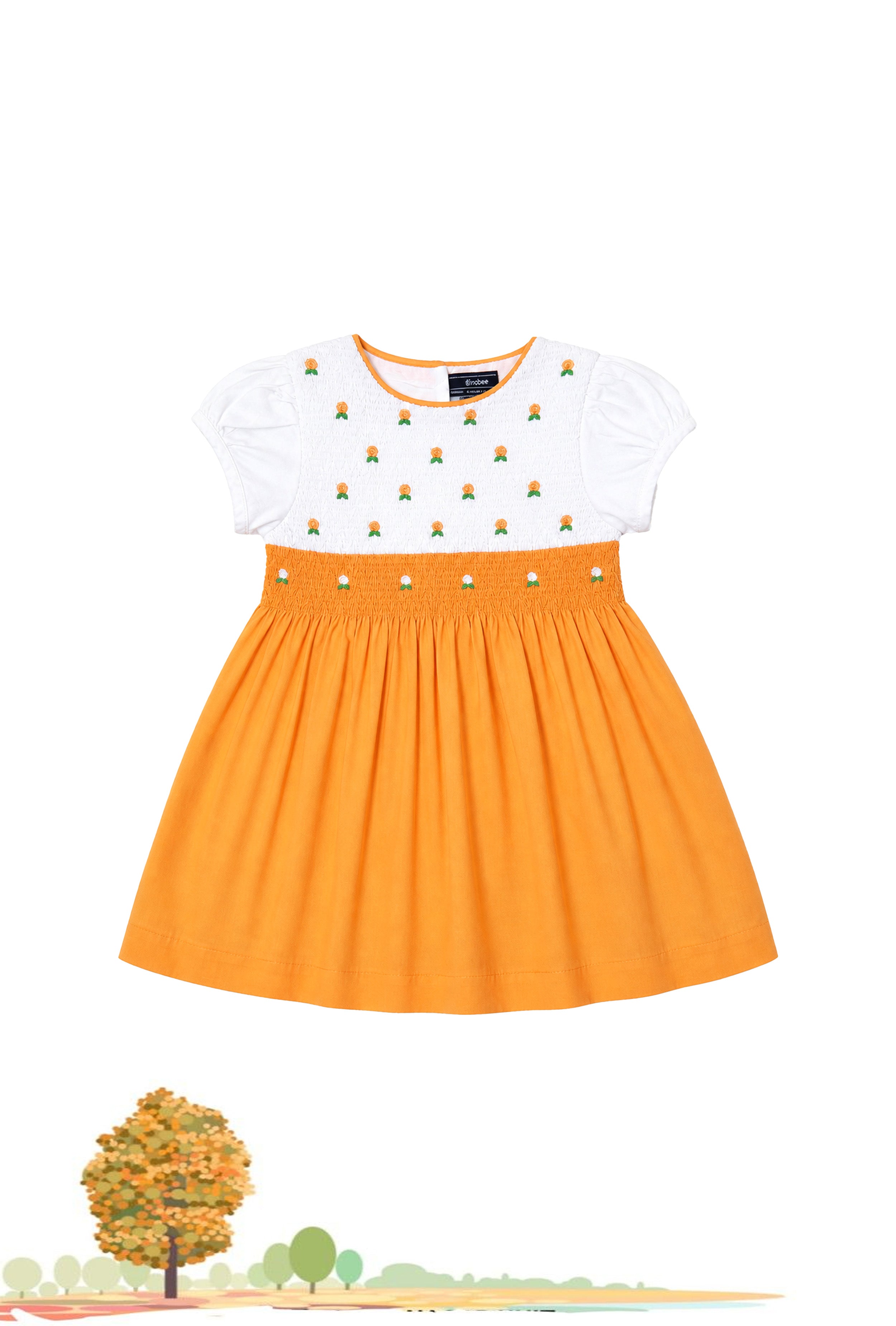 Soft Cotton Smocked Party Dress for Baby Girls | Breathable Comfort & Elegant Style | 500+ Happy Reviews