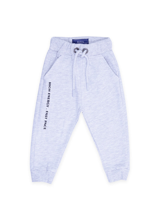 Pure Cotton Grey Jogger Pants for Boys