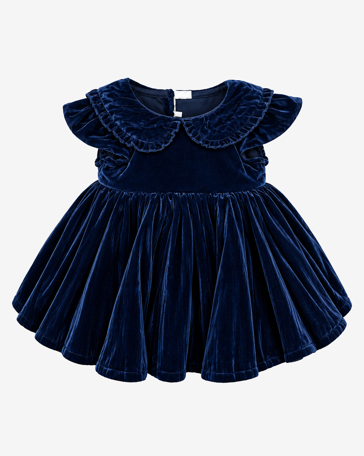 Nuberry Girls Emerald Green Velvet Frock with Matching Bow Handband
