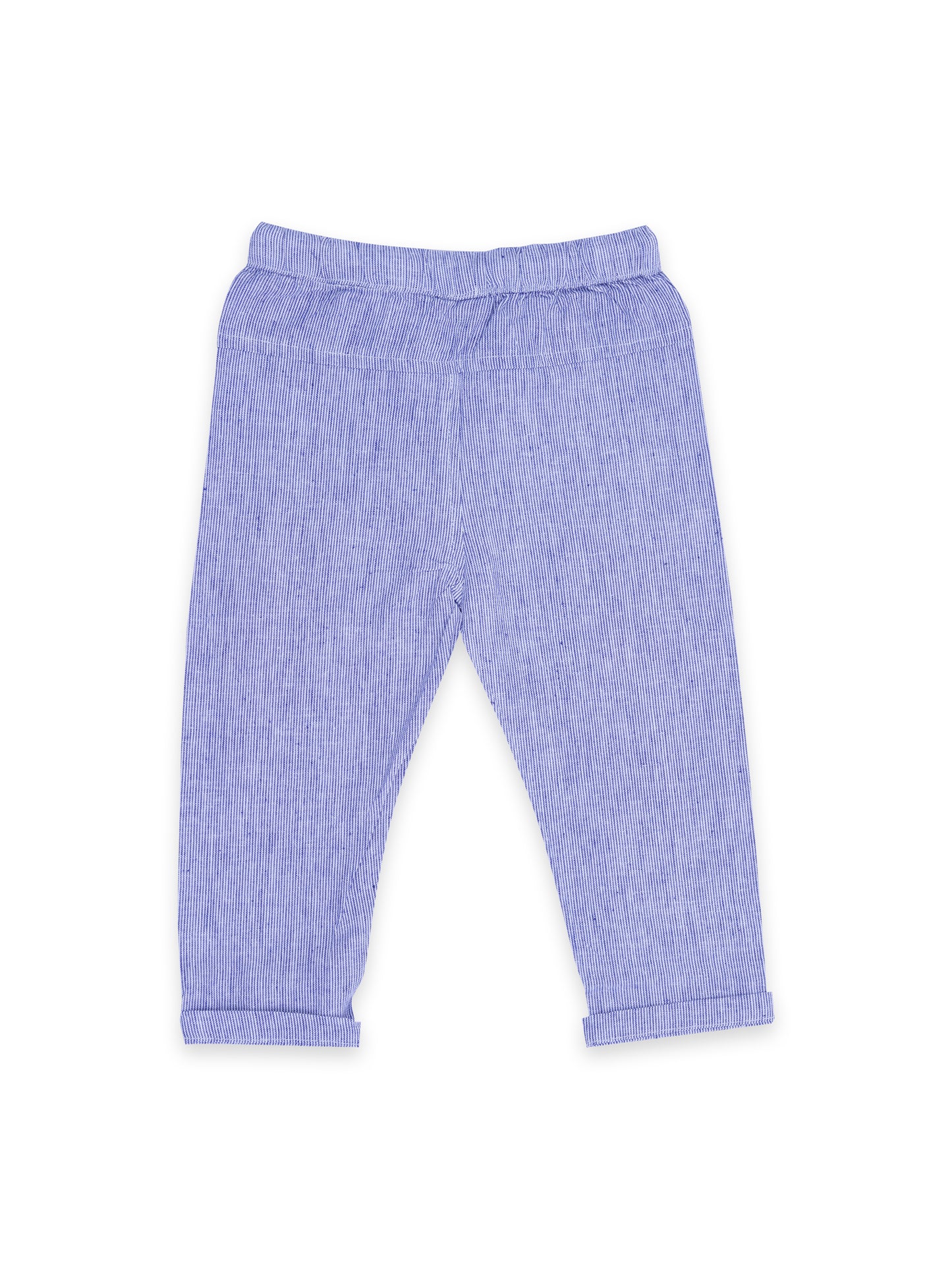 Blue Pure Linen Pants for Boys