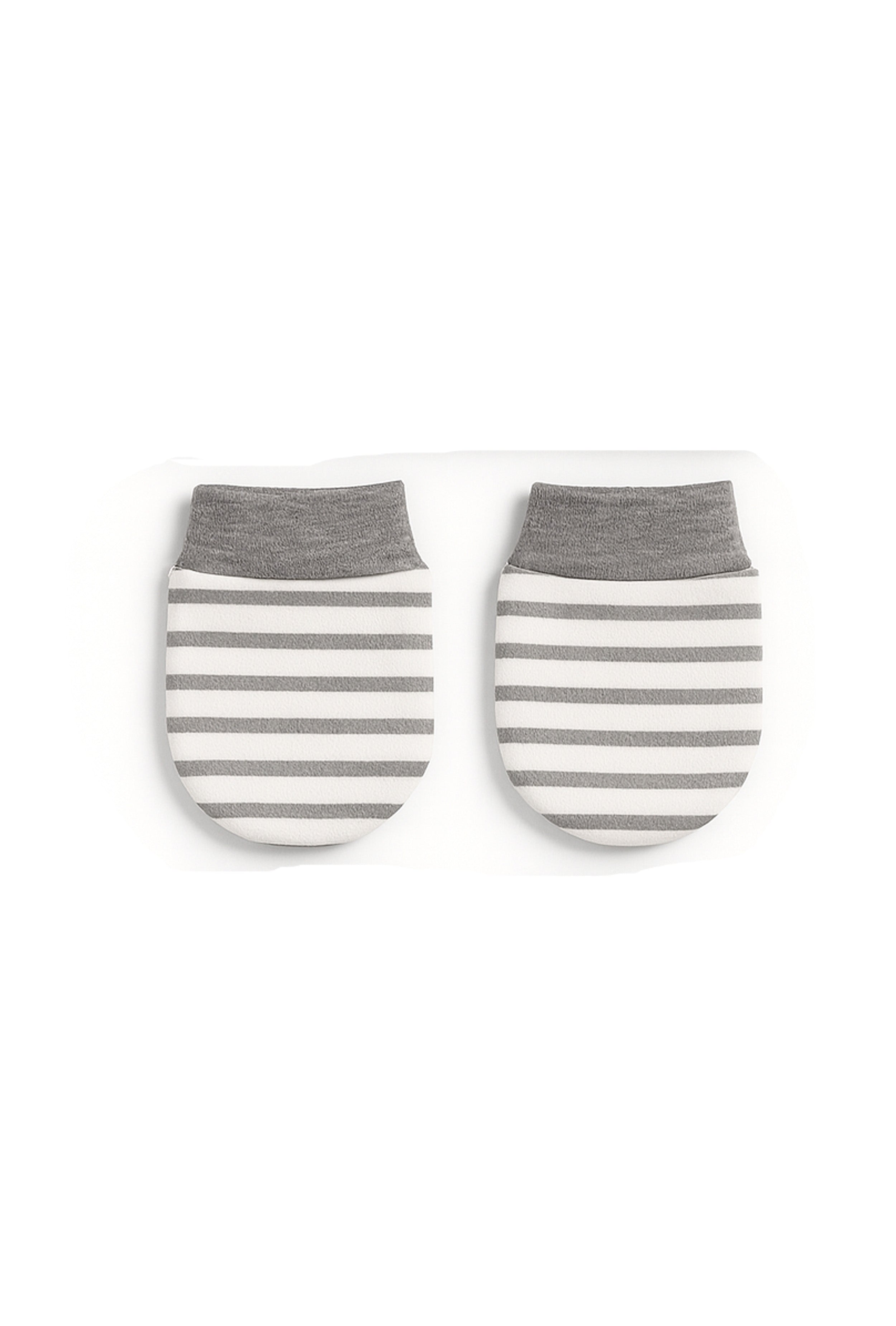 Nuberry Unisex Baby Booties, Mittens & Cap Set (Striped)