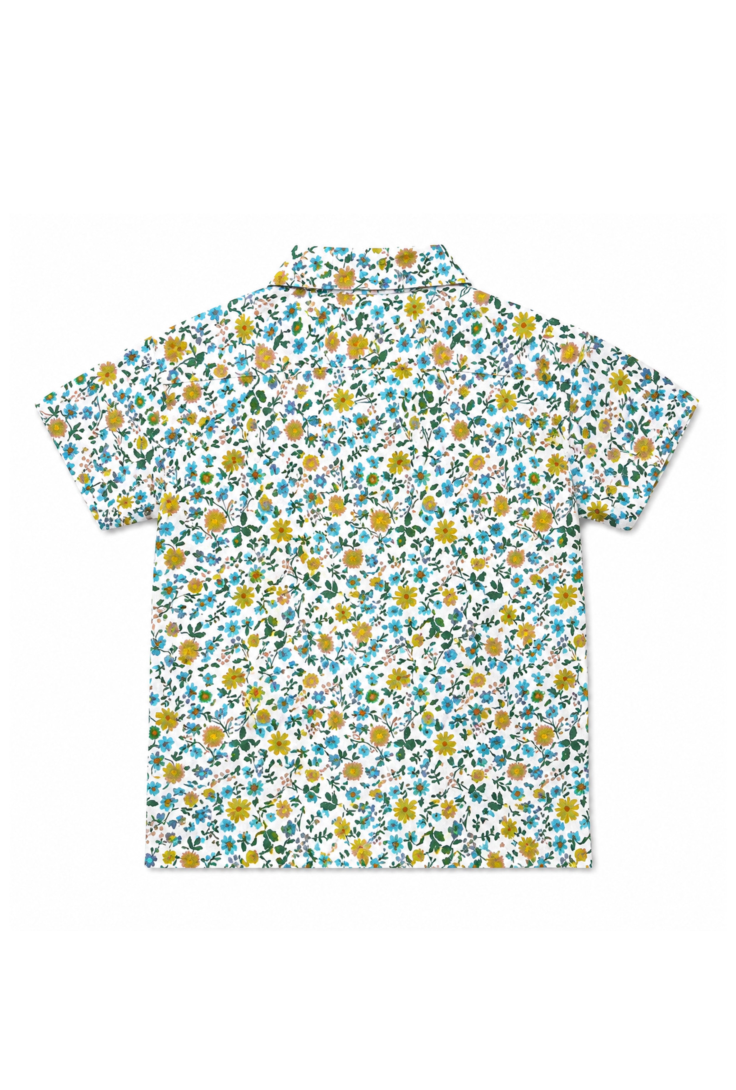 Nuberry Boys Half Sleeve Shirt | Playful Prints for Joyful Moments