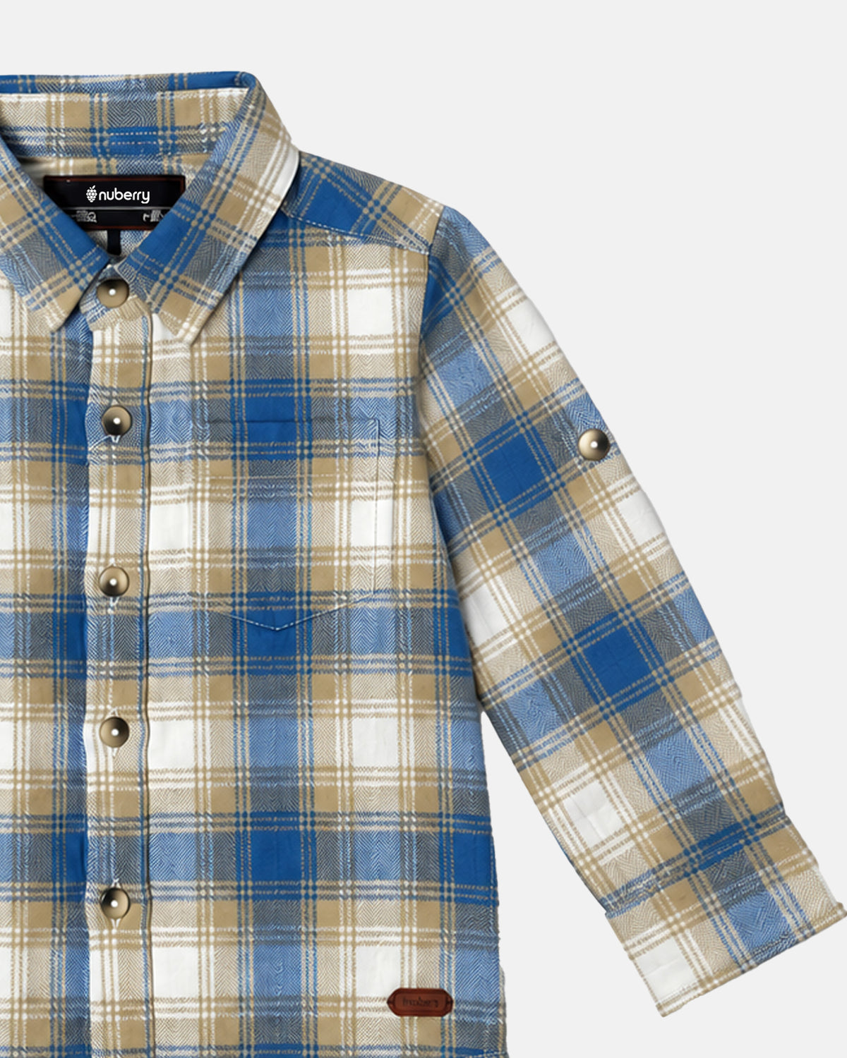 Nuberry Boys Full-Sleeve Shirt | Classic Style, Little Comfort