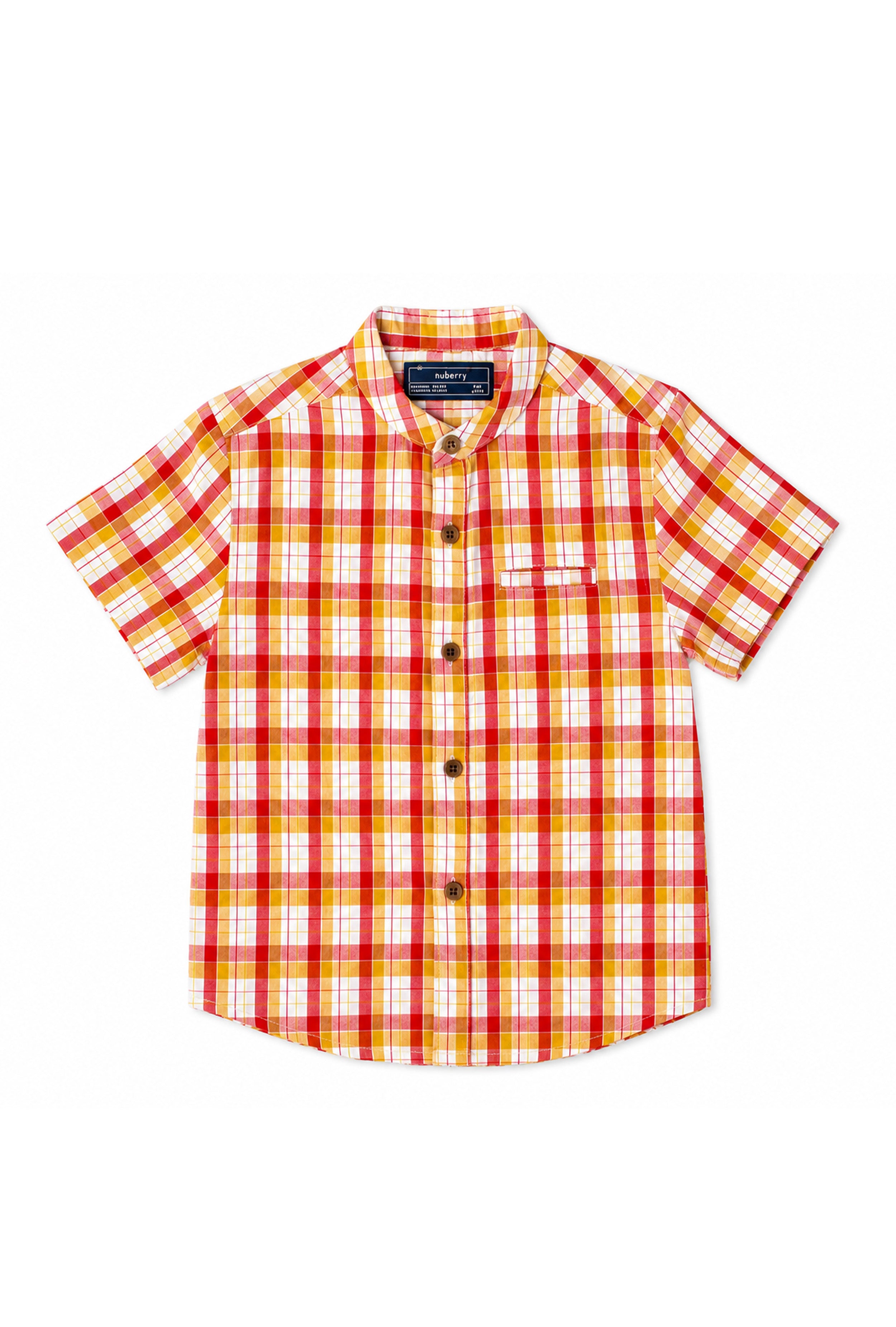 Nuberry Boys Half-Sleeve Shirt | Smart Looks, All-Day Comfort
