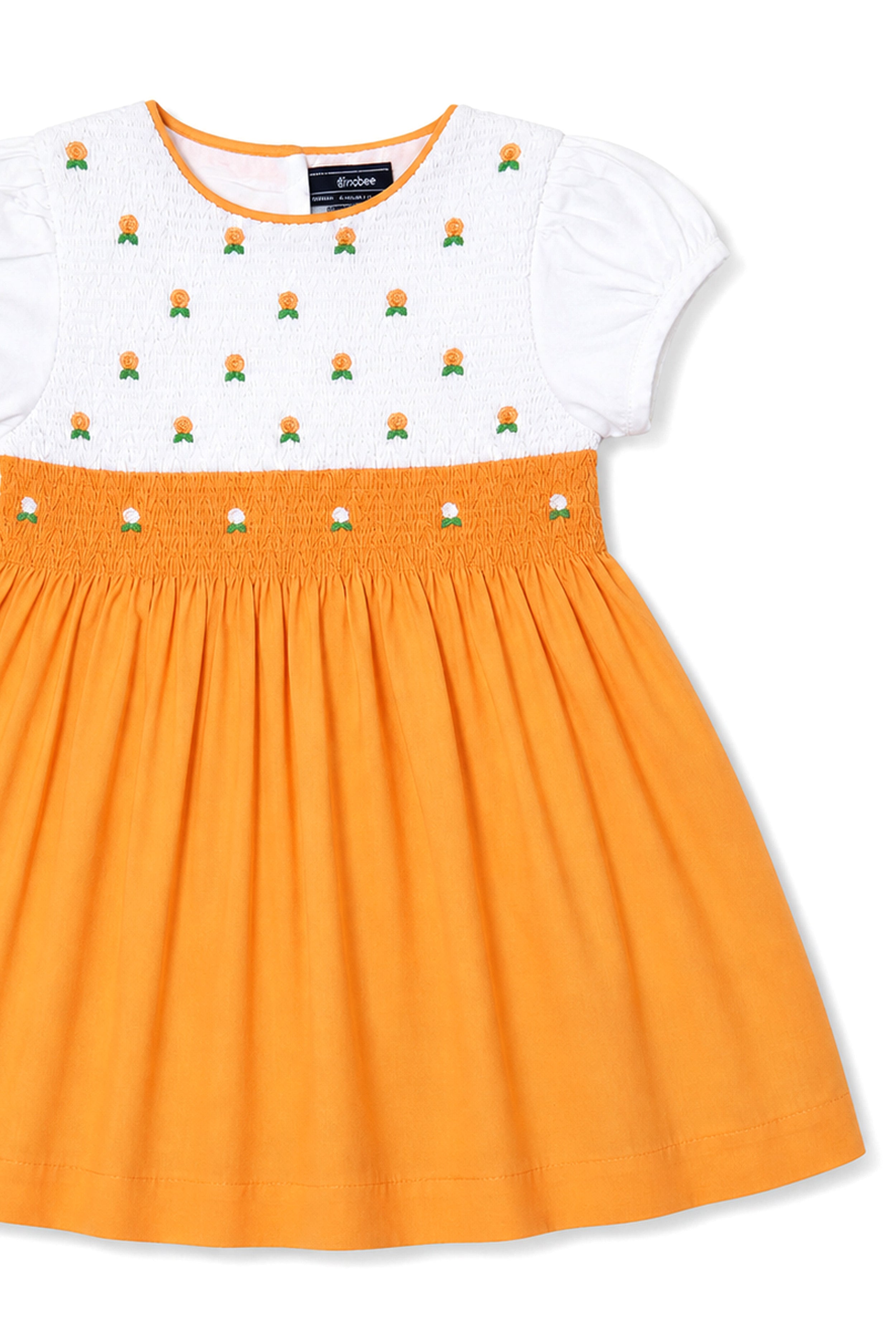 Soft Cotton Smocked Party Dress for Baby Girls | Breathable Comfort & Elegant Style | 500+ Happy Reviews