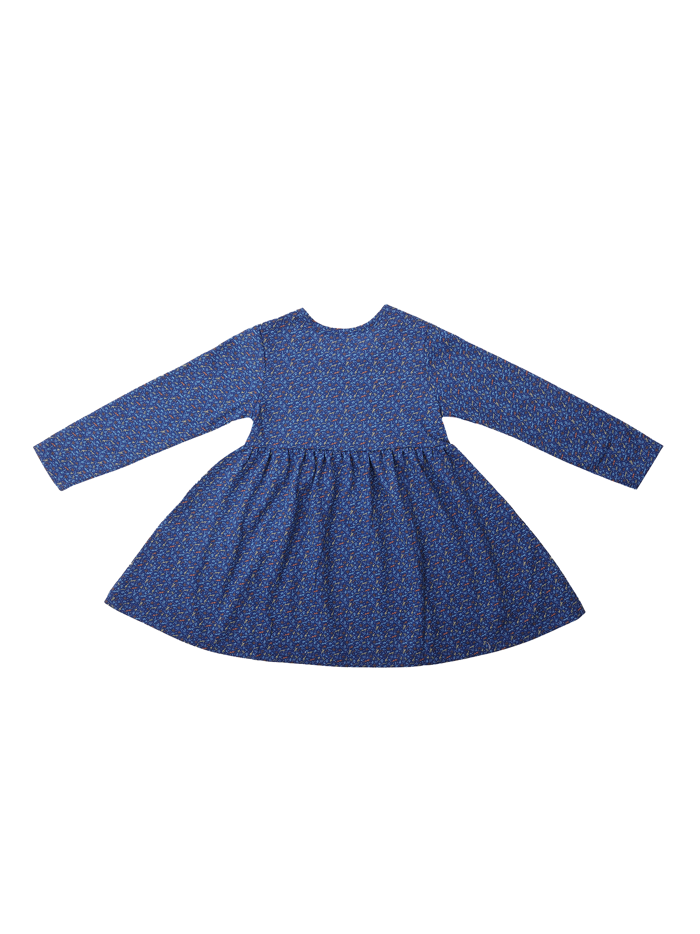 Blue Full Sleeve Dress for Girls