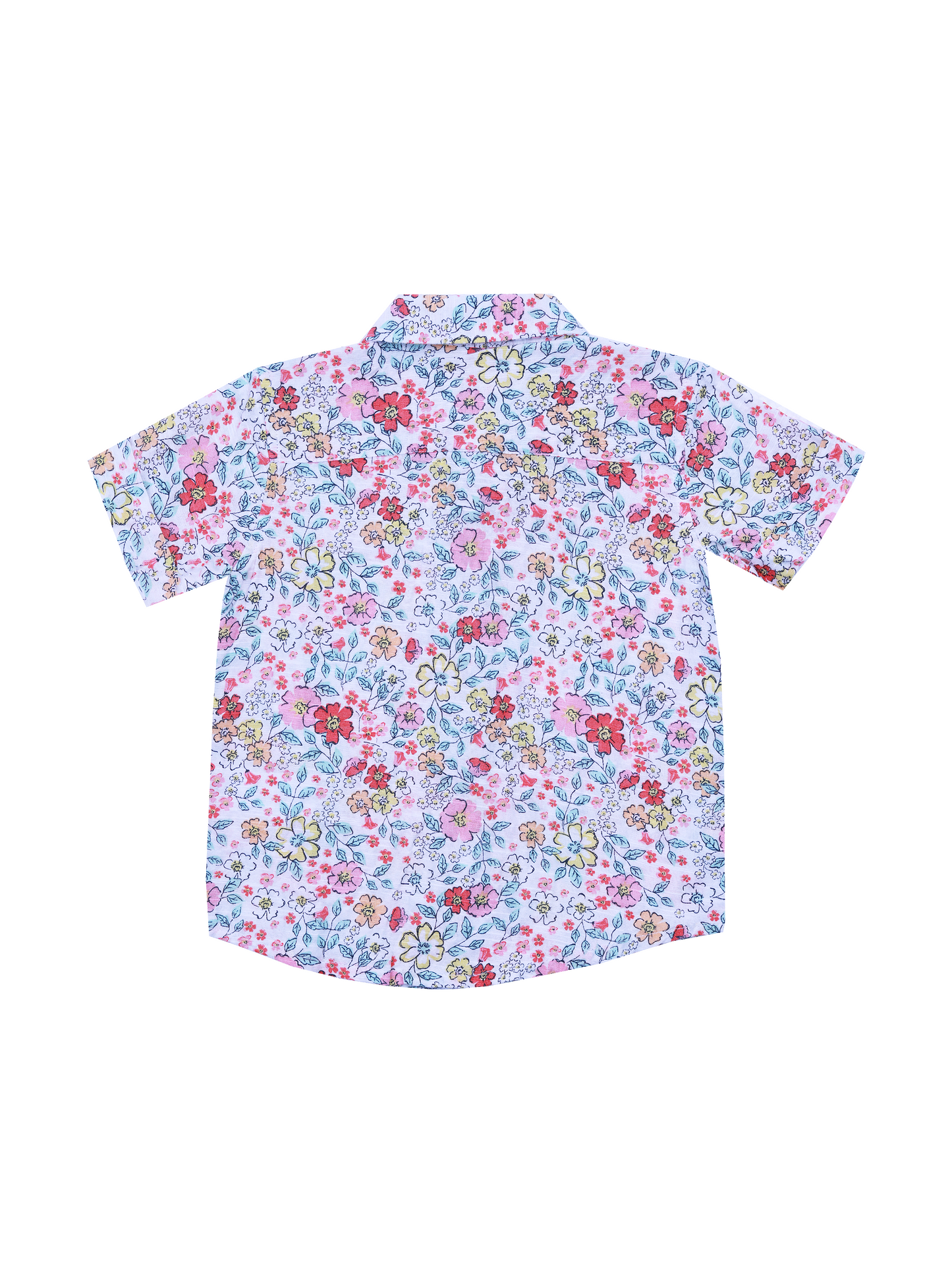 Floral Print Half Sleeve Shirt for Boys