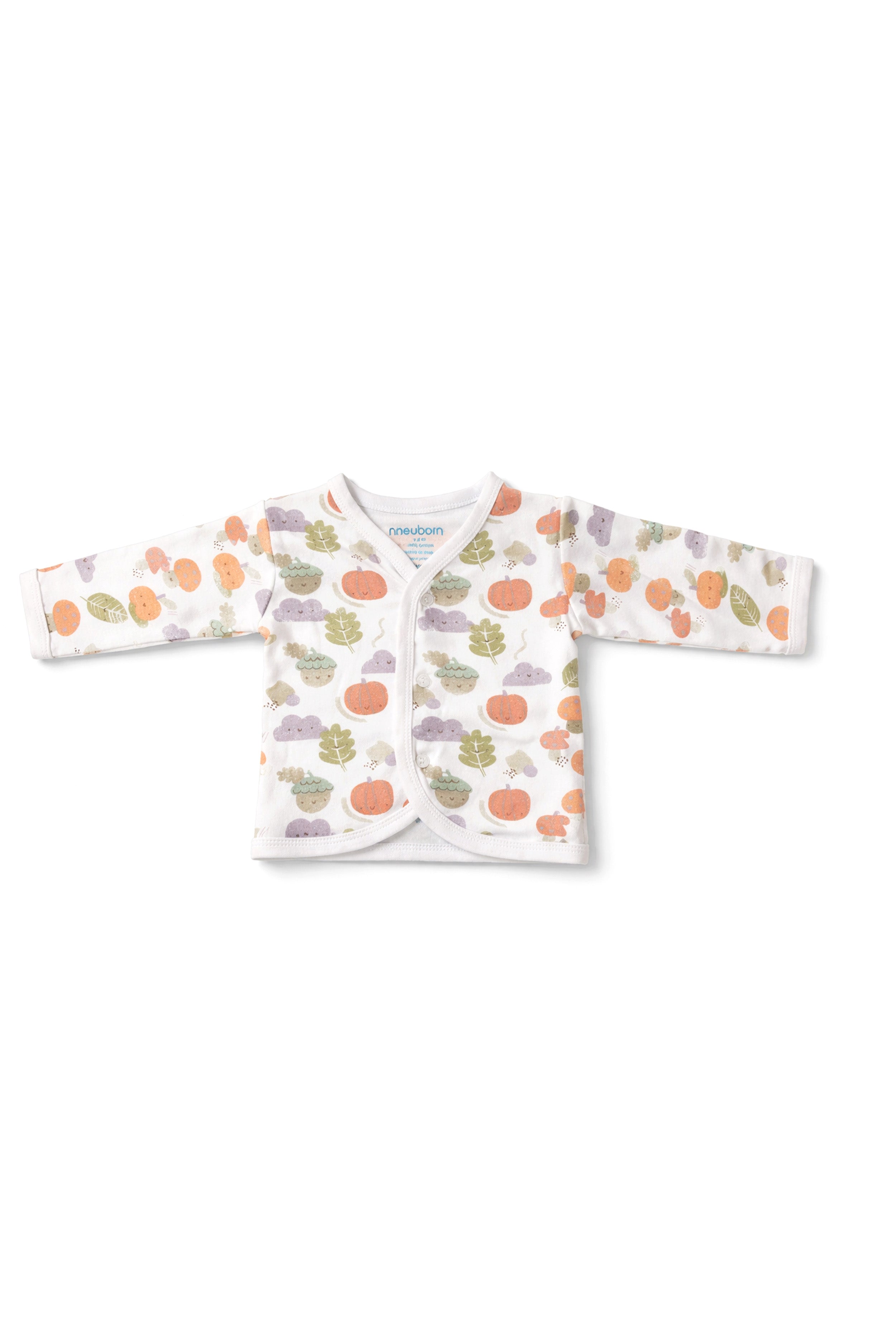 Nuberry Unisex Baby Open Vest - Full Sleeve (Pack of 3)