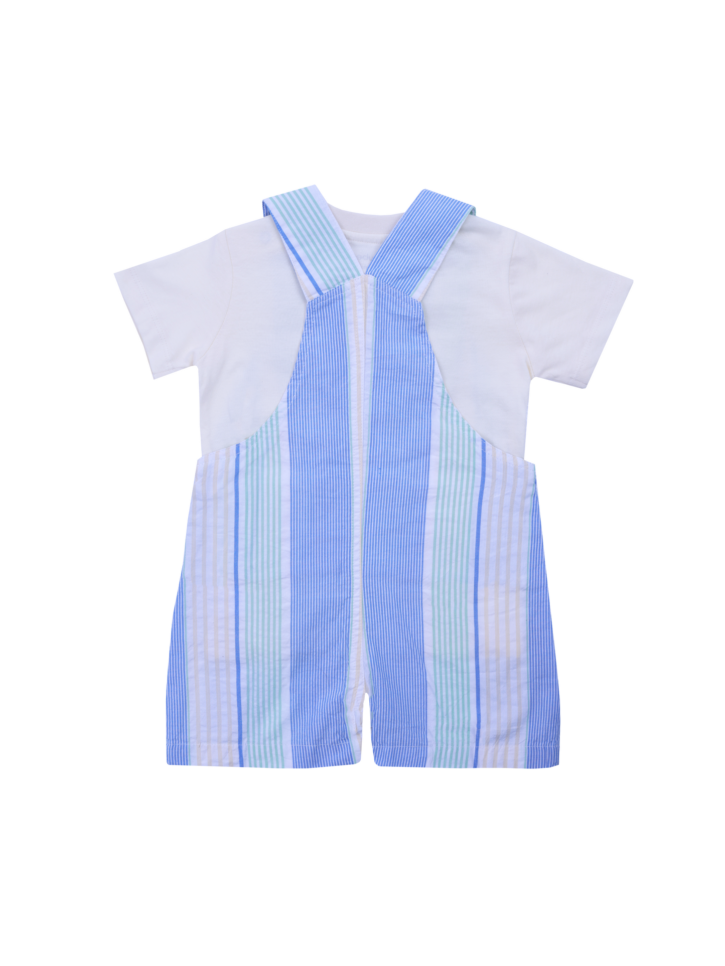 Striped Multicolor Dungaree for Boys