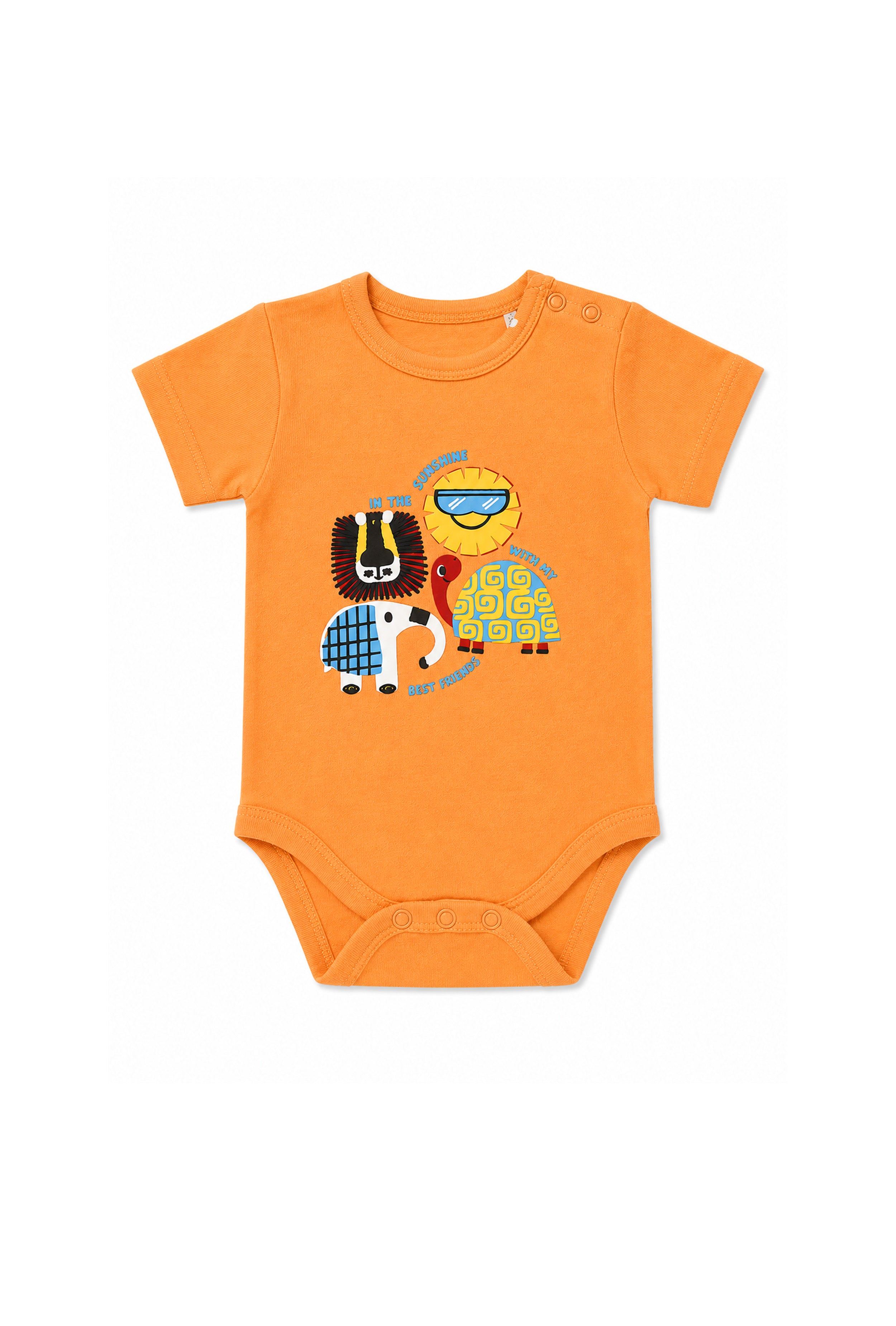 Gentle on Baby Skin | Trusted by Parents | Nuberry Unisex Bodysuit Set of 2
