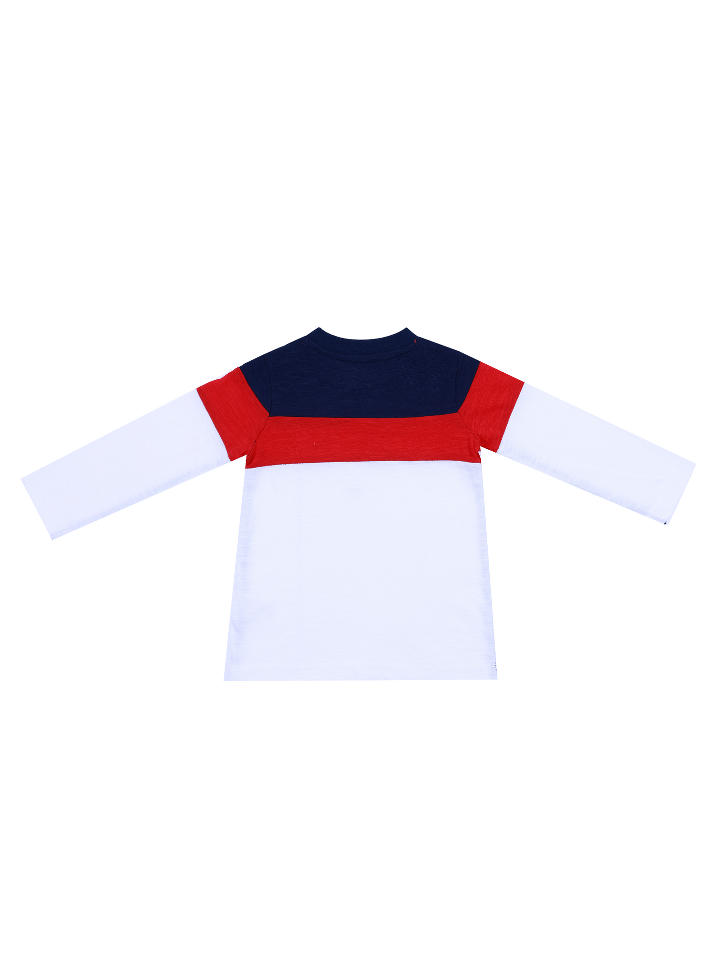 Color Block Full Sleeve T-Shirt for Boys