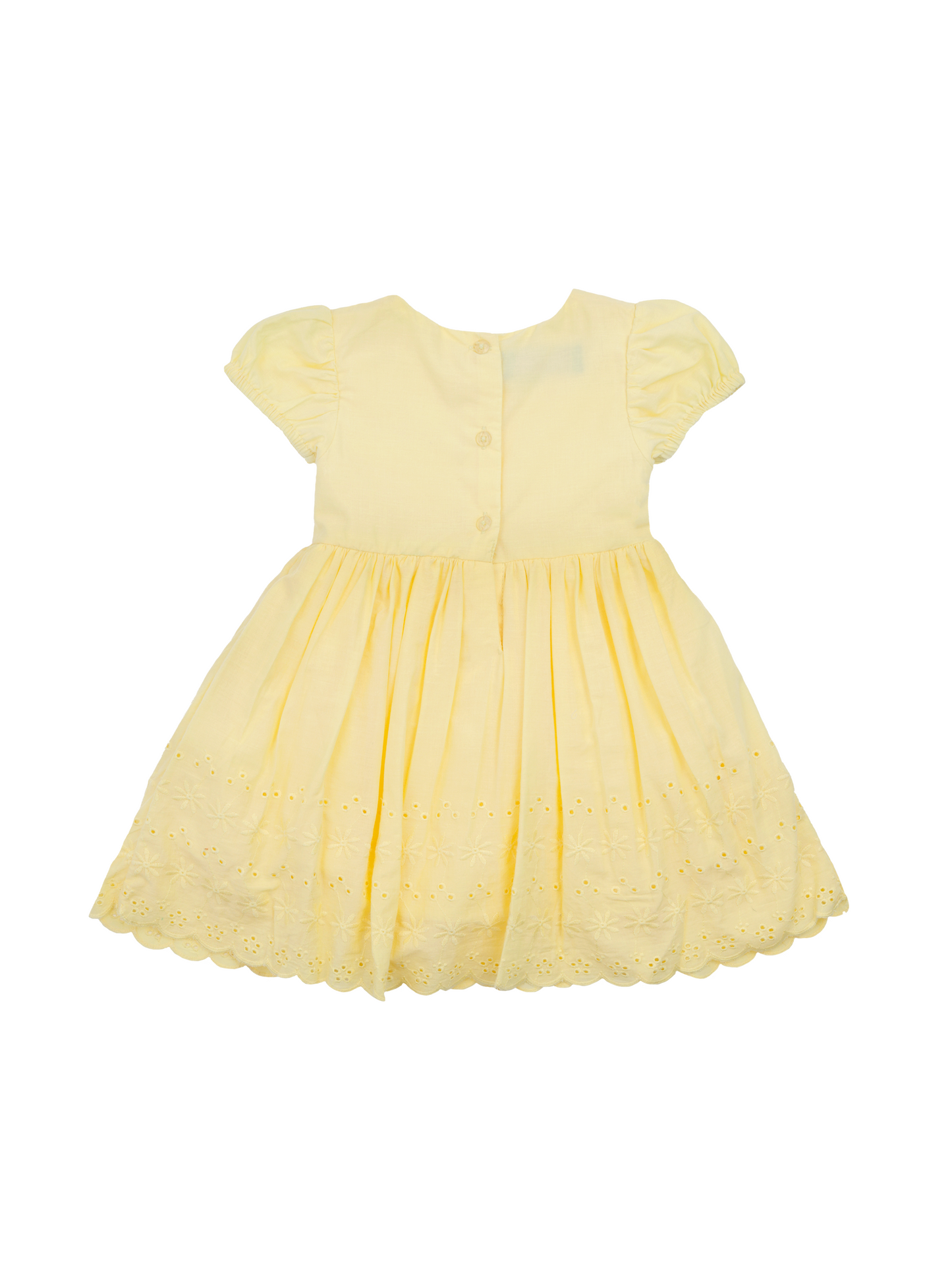 Yellow Hakoba Dress for Girls
