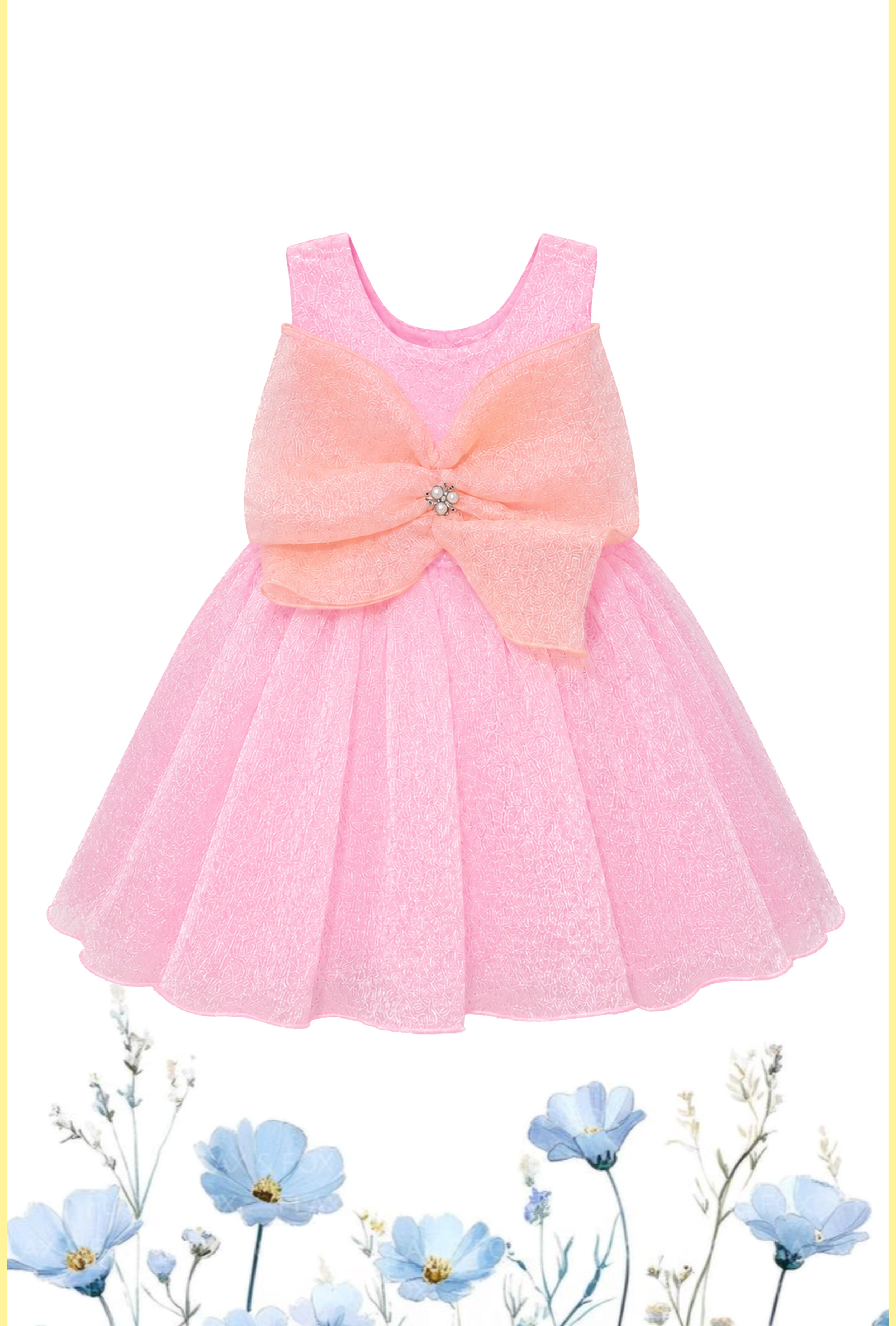 Nuberry Girls Ribbon Style Frock | Pretty in Every Detail