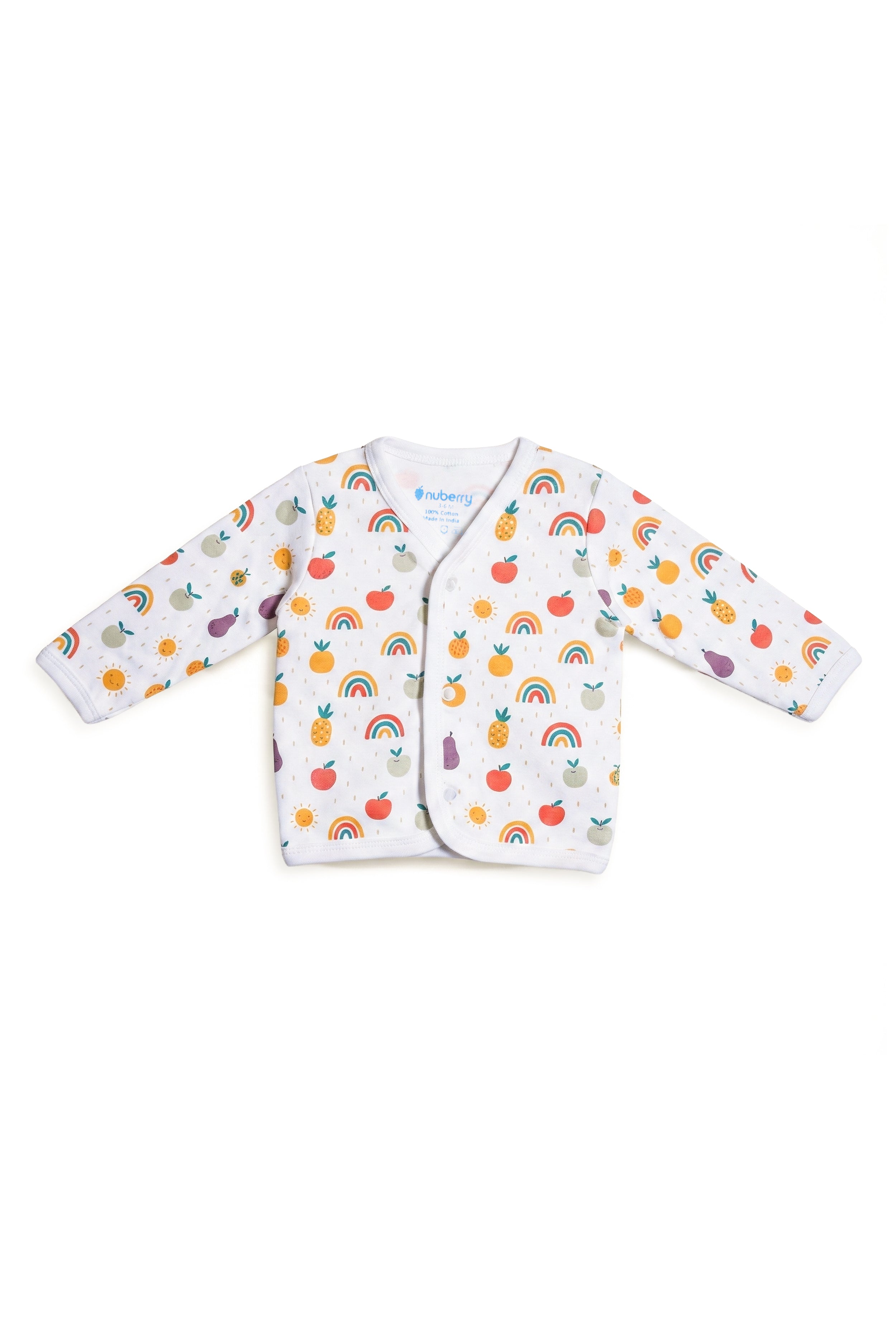 Nuberry Unisex Baby Open Vest (Pack of 2)